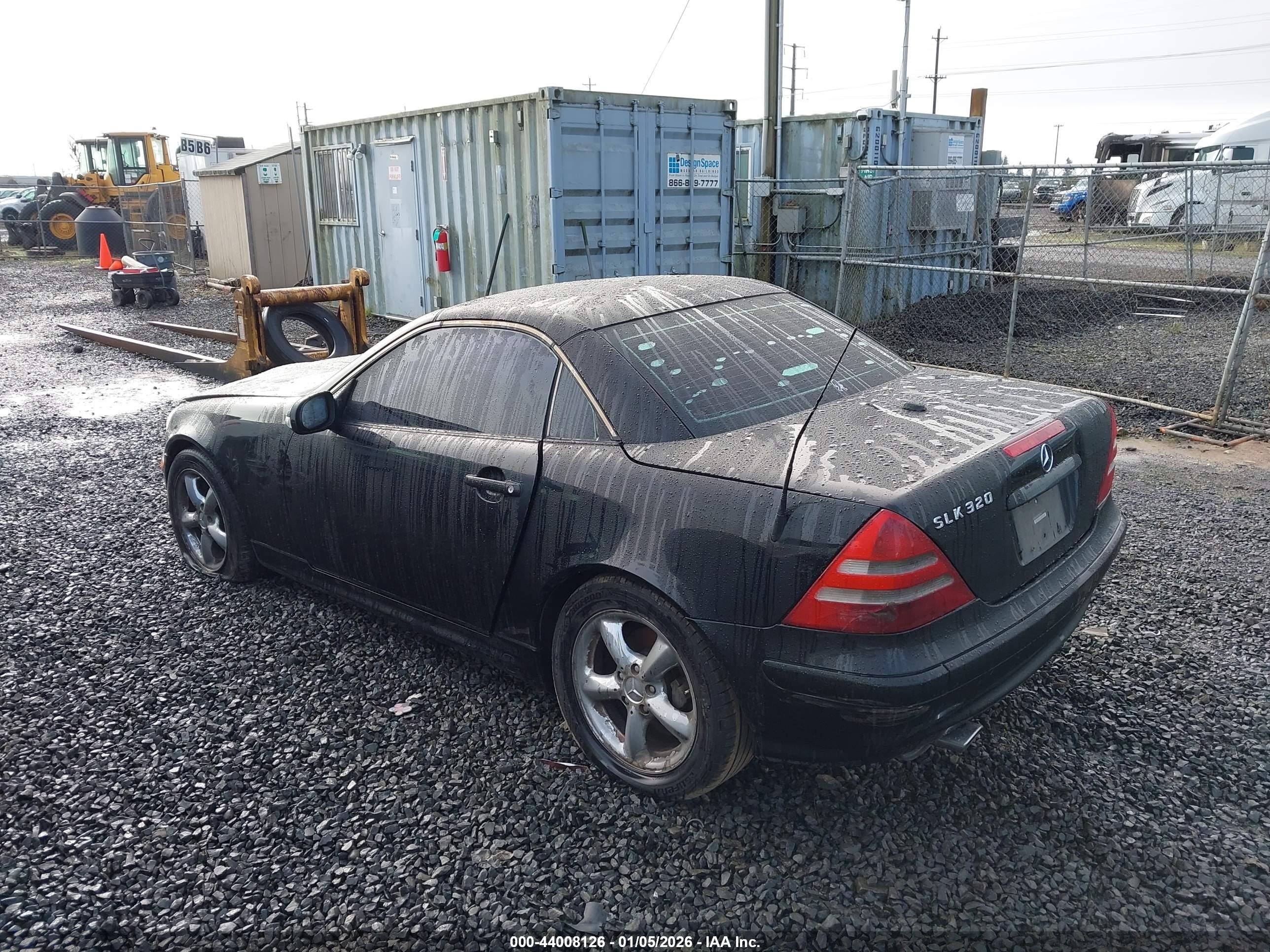 2002 Mercedes-benz Slk 320   Черный vin: WDBKK65F42F268714