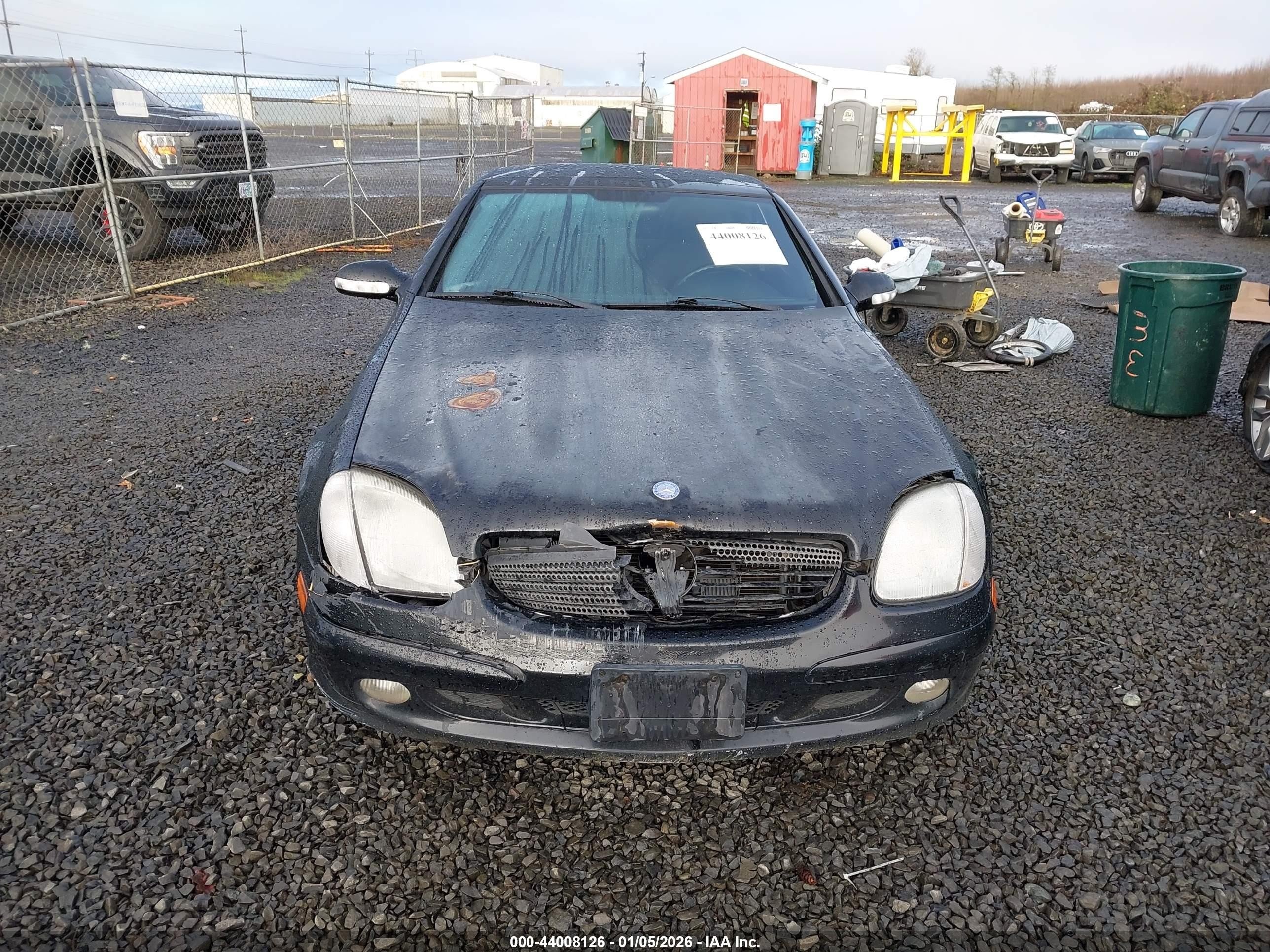 2002 Mercedes-benz Slk 320   Черный vin: WDBKK65F42F268714