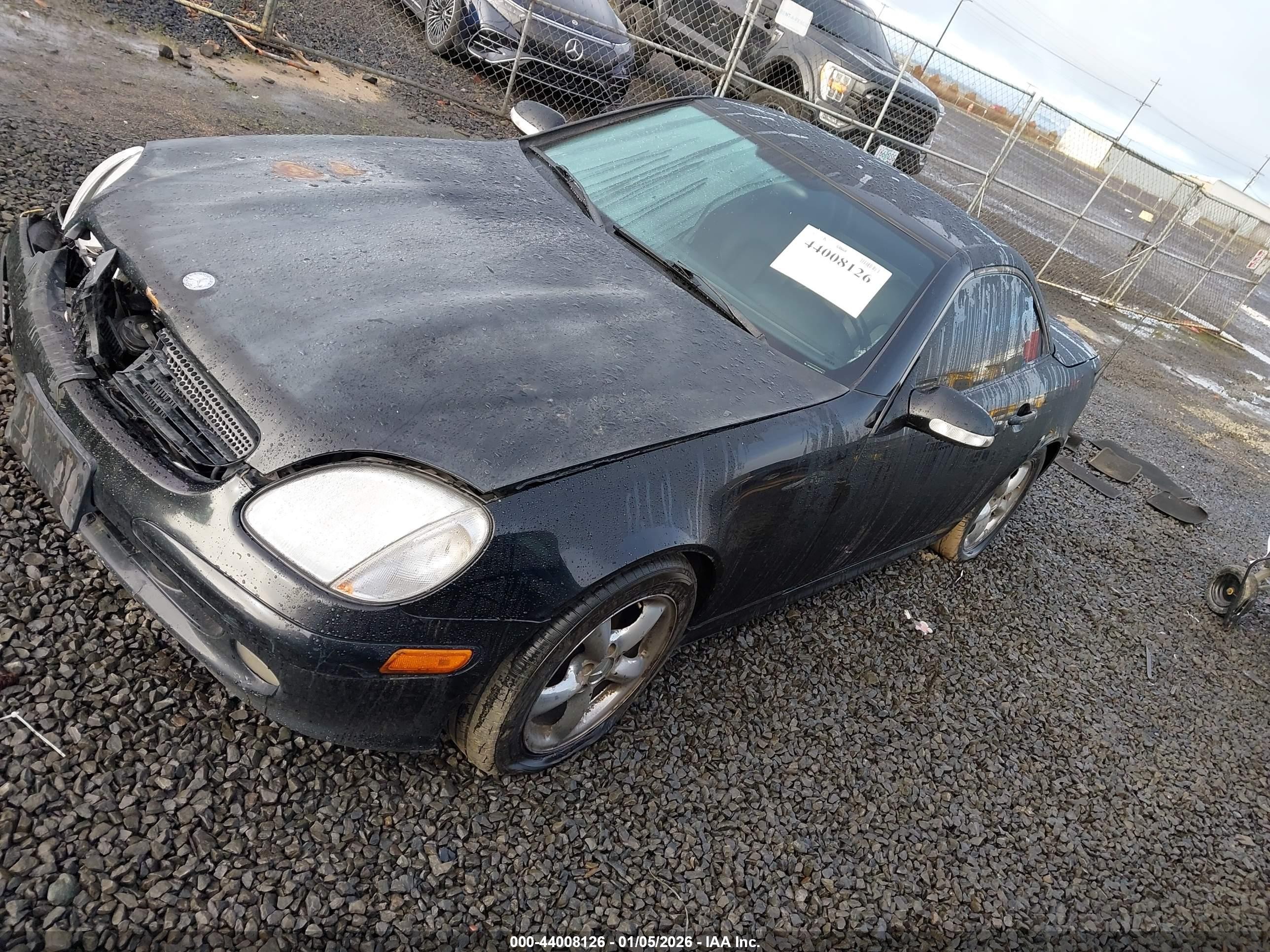 2002 Mercedes-benz Slk 320   Черный vin: WDBKK65F42F268714