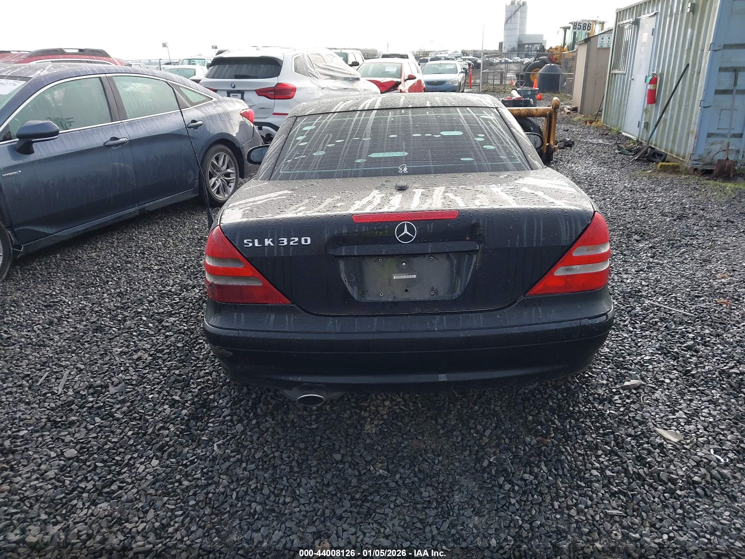 2002 Mercedes-benz Slk 320   Черный vin: WDBKK65F42F268714