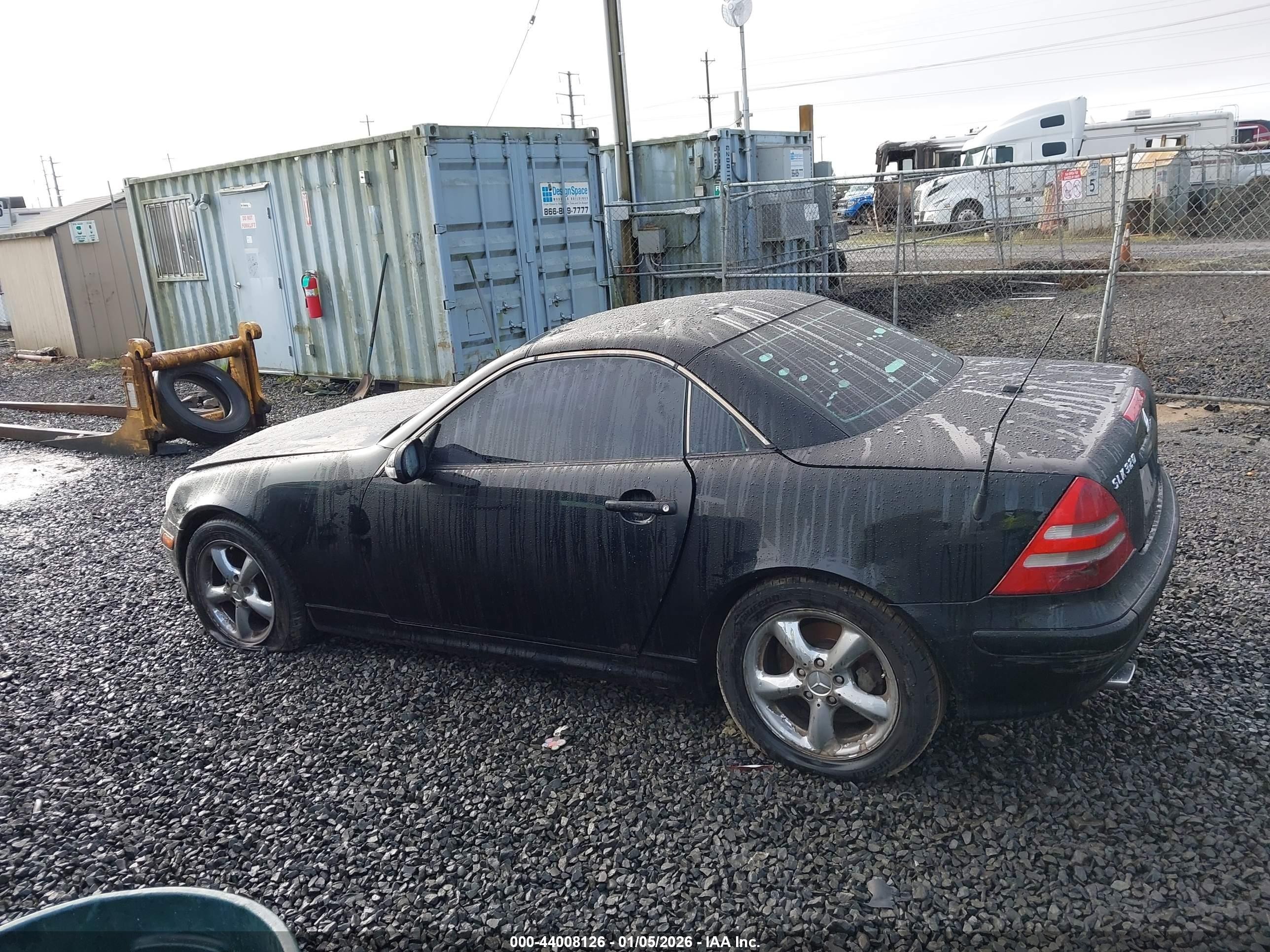 2002 Mercedes-benz Slk 320   Черный vin: WDBKK65F42F268714