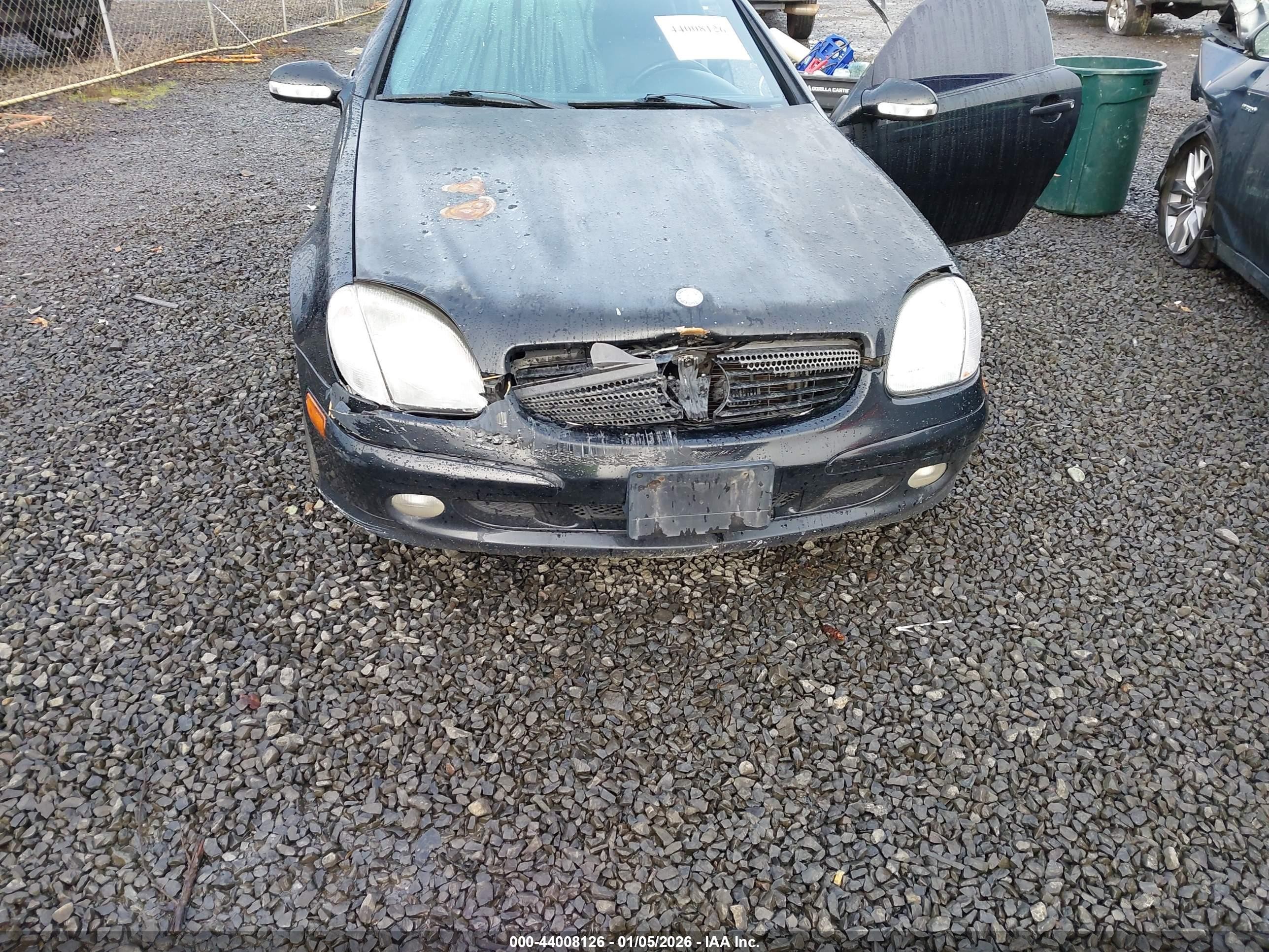 2002 Mercedes-benz Slk 320   Черный vin: WDBKK65F42F268714