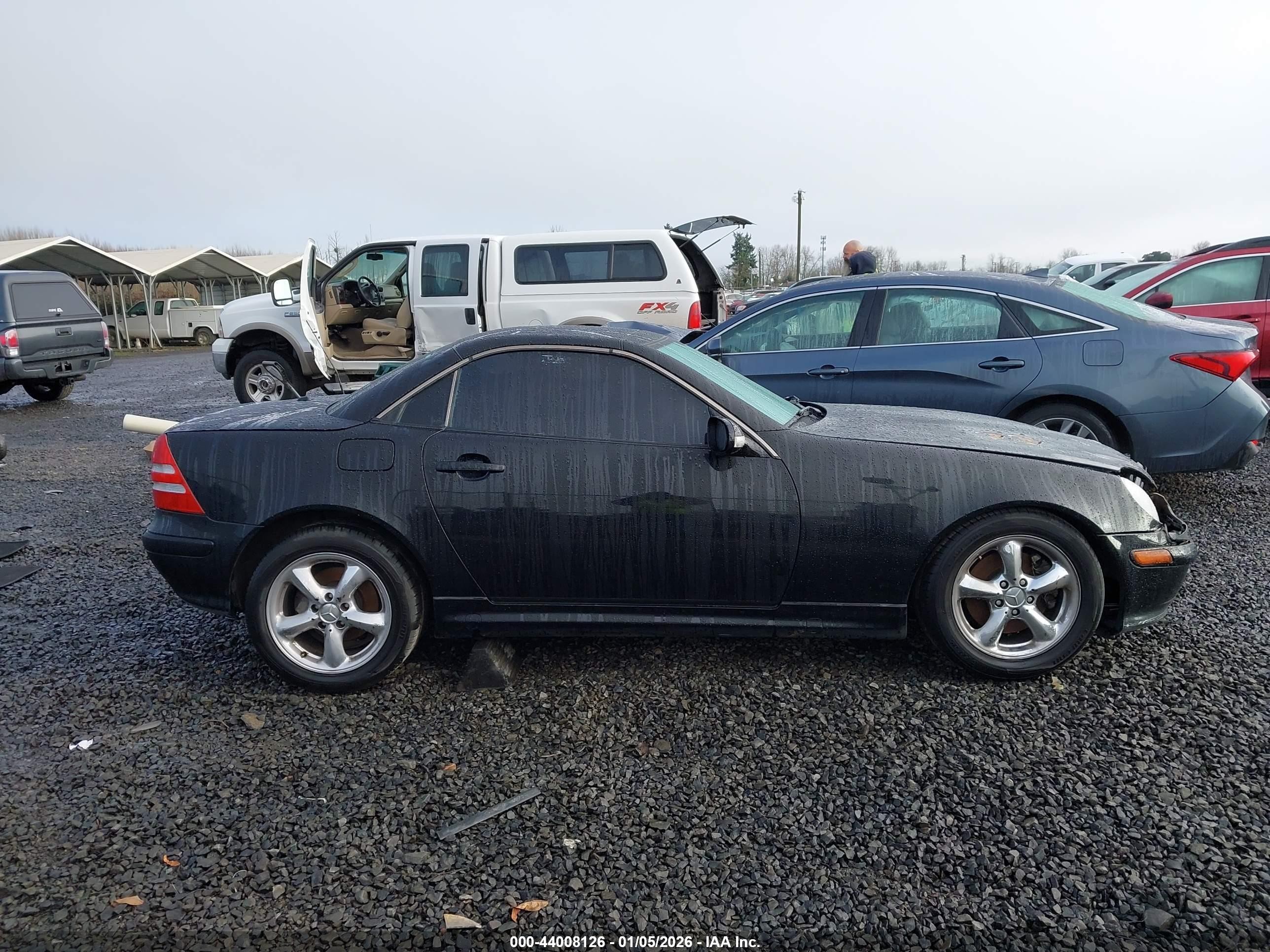 2002 Mercedes-benz Slk 320   Черный vin: WDBKK65F42F268714
