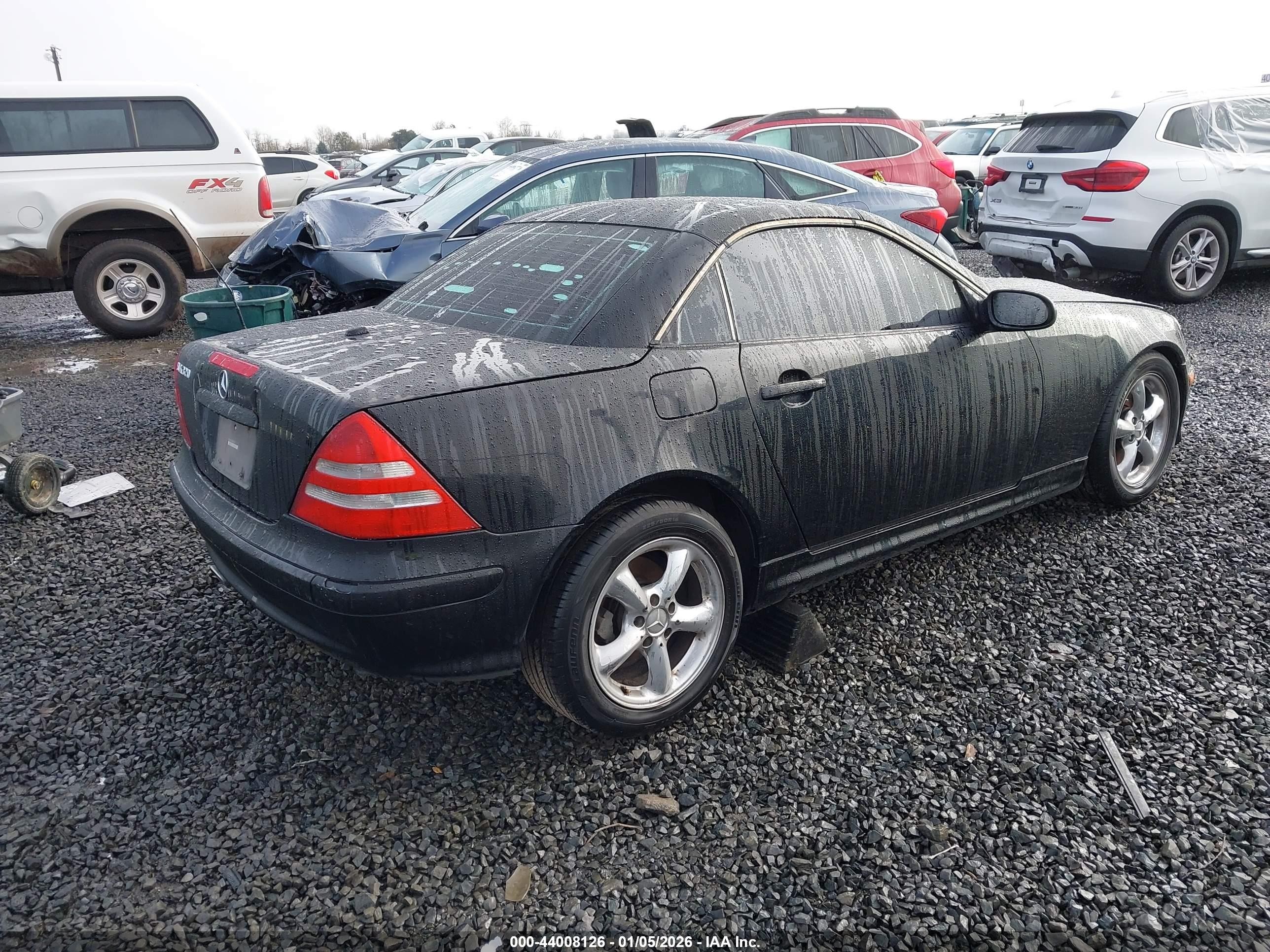 2002 Mercedes-benz Slk 320   Черный vin: WDBKK65F42F268714
