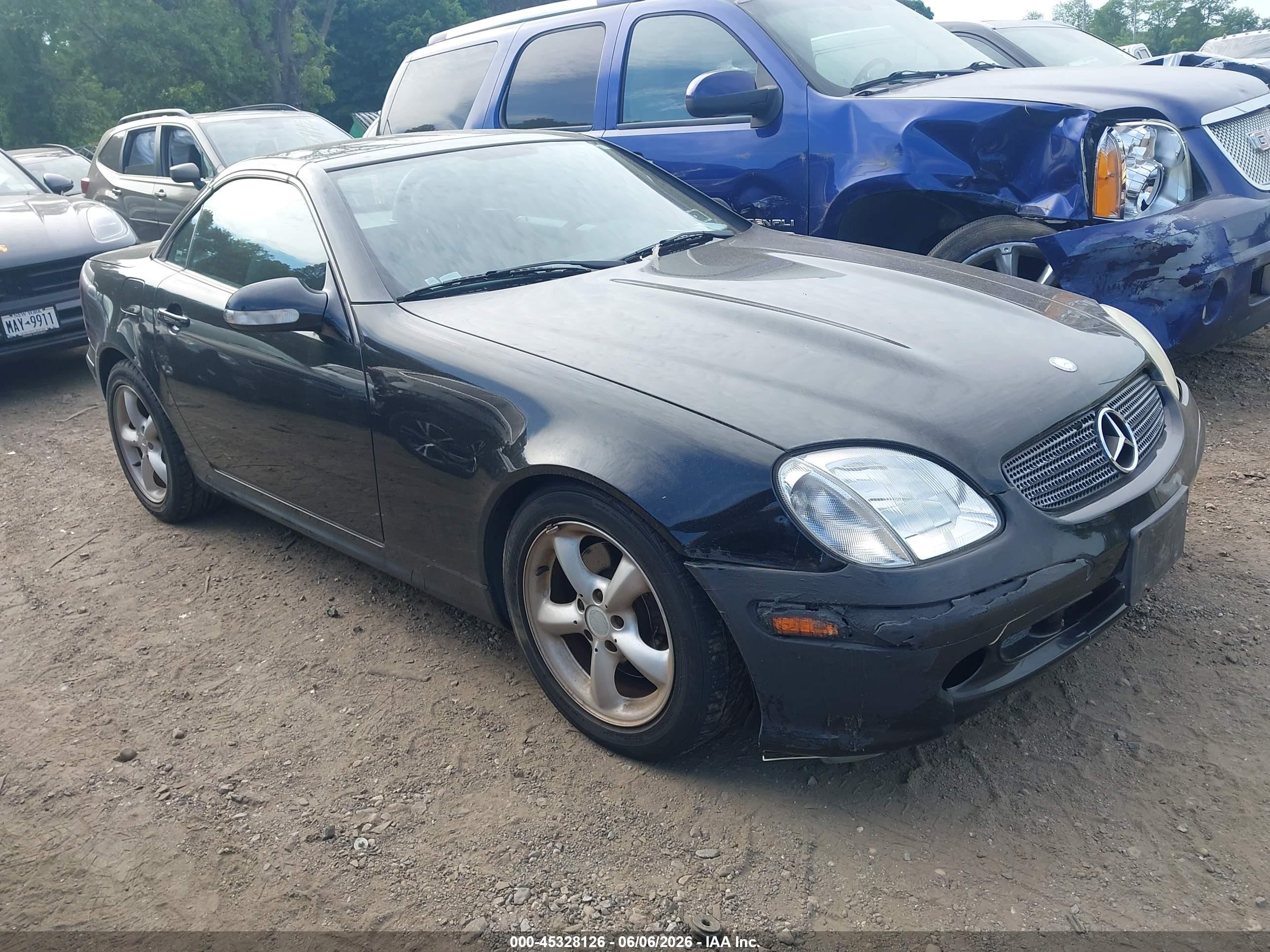 2004 Mercedes-benz Slk 320   Черный vin: WDBKK65F44F305246