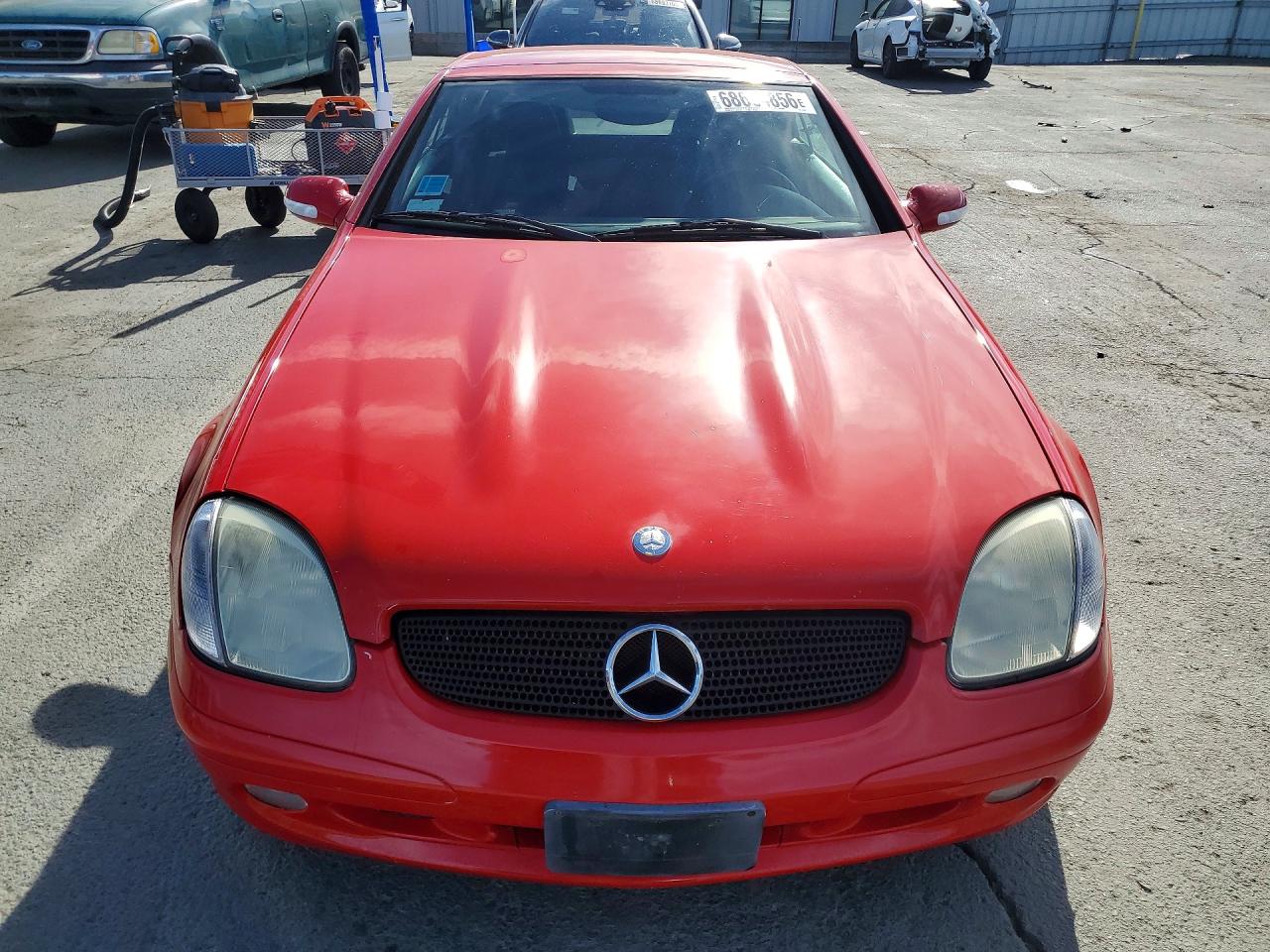 2004 Mercedes-benz Slk 320 Red vin: WDBKK65F44F306820
