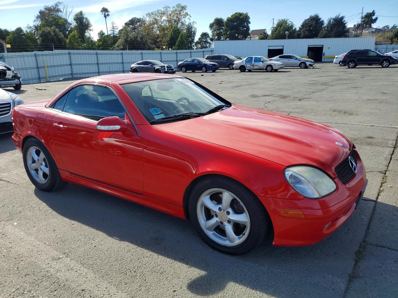 2004 Mercedes-benz Slk 320 Red vin: WDBKK65F44F306820