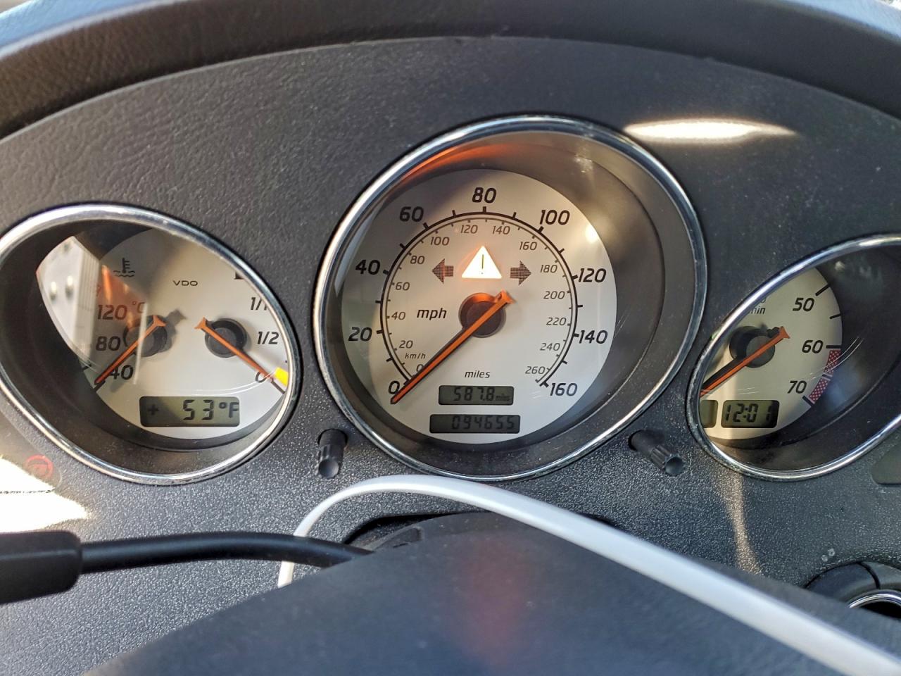 2001 Mercedes-benz Slk 320 Burgundy vin: WDBKK65F51F178437