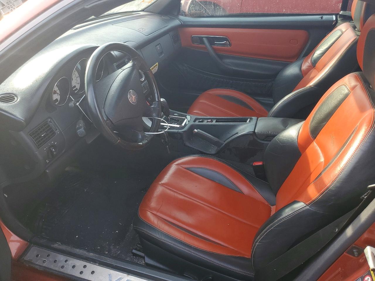 2001 Mercedes-benz Slk 320 Orange vin: WDBKK65F51F193357