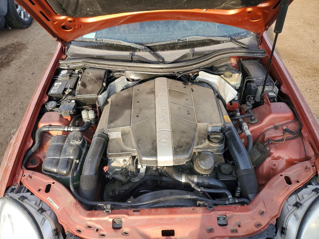 2001 Mercedes-benz Slk 320 Orange vin: WDBKK65F51F193357