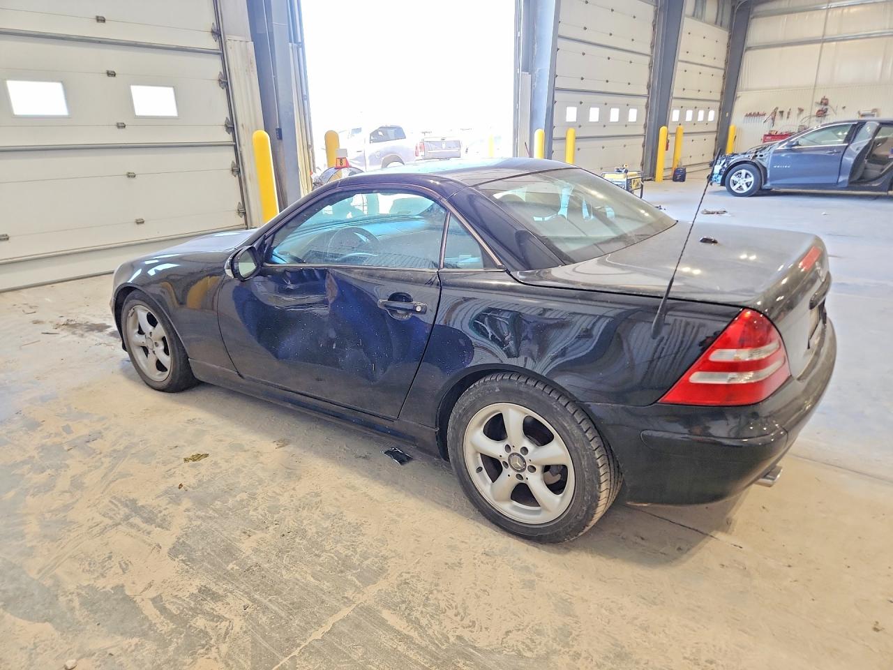 2001 Mercedes-benz Slk 320 Black vin: WDBKK65F51F195139