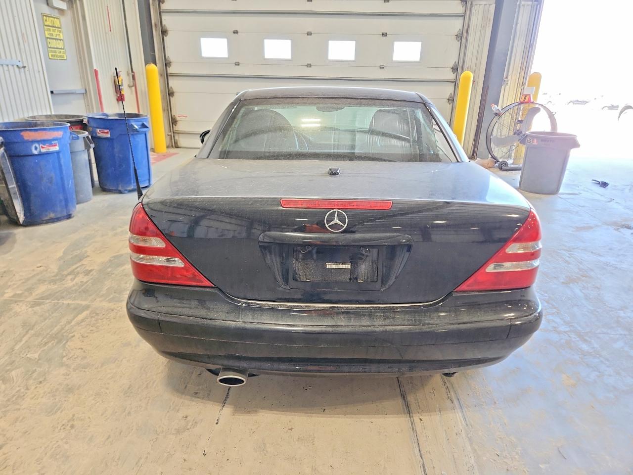 2001 Mercedes-benz Slk 320 Black vin: WDBKK65F51F195139