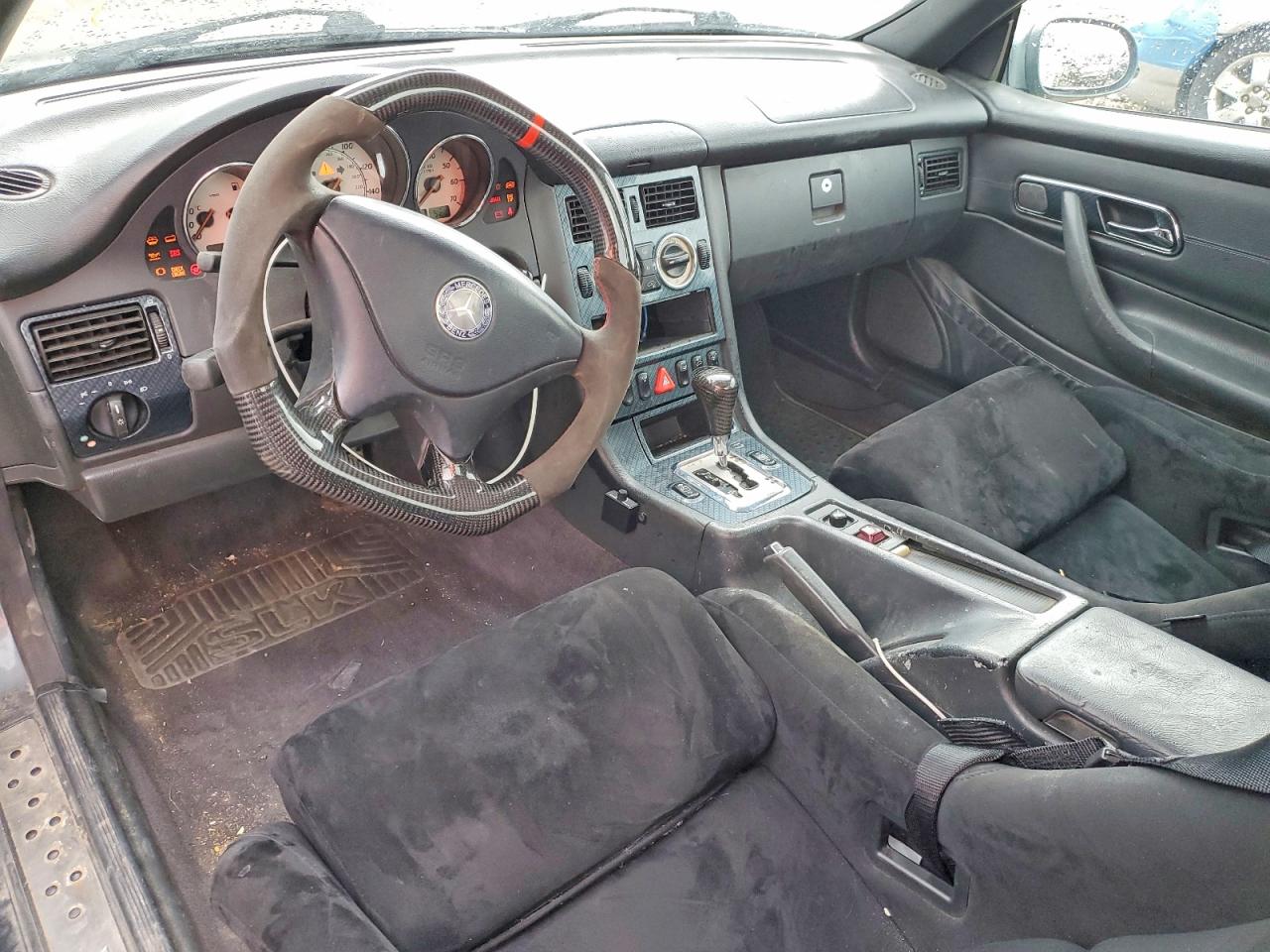 2001 Mercedes-benz Slk 320 Silver vin: WDBKK65F51F213428