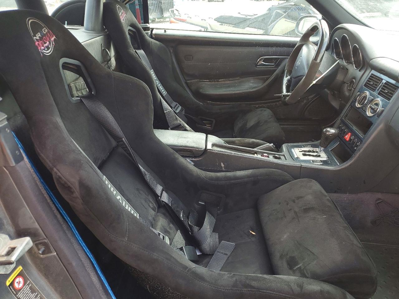 2001 Mercedes-benz Slk 320 Silver vin: WDBKK65F51F213428