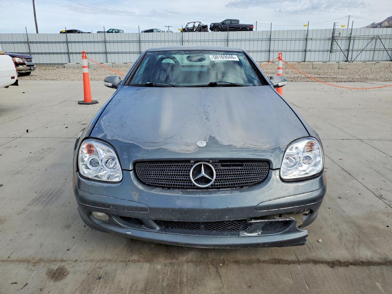 2001 Mercedes-benz Slk 320 Silver vin: WDBKK65F51F213428