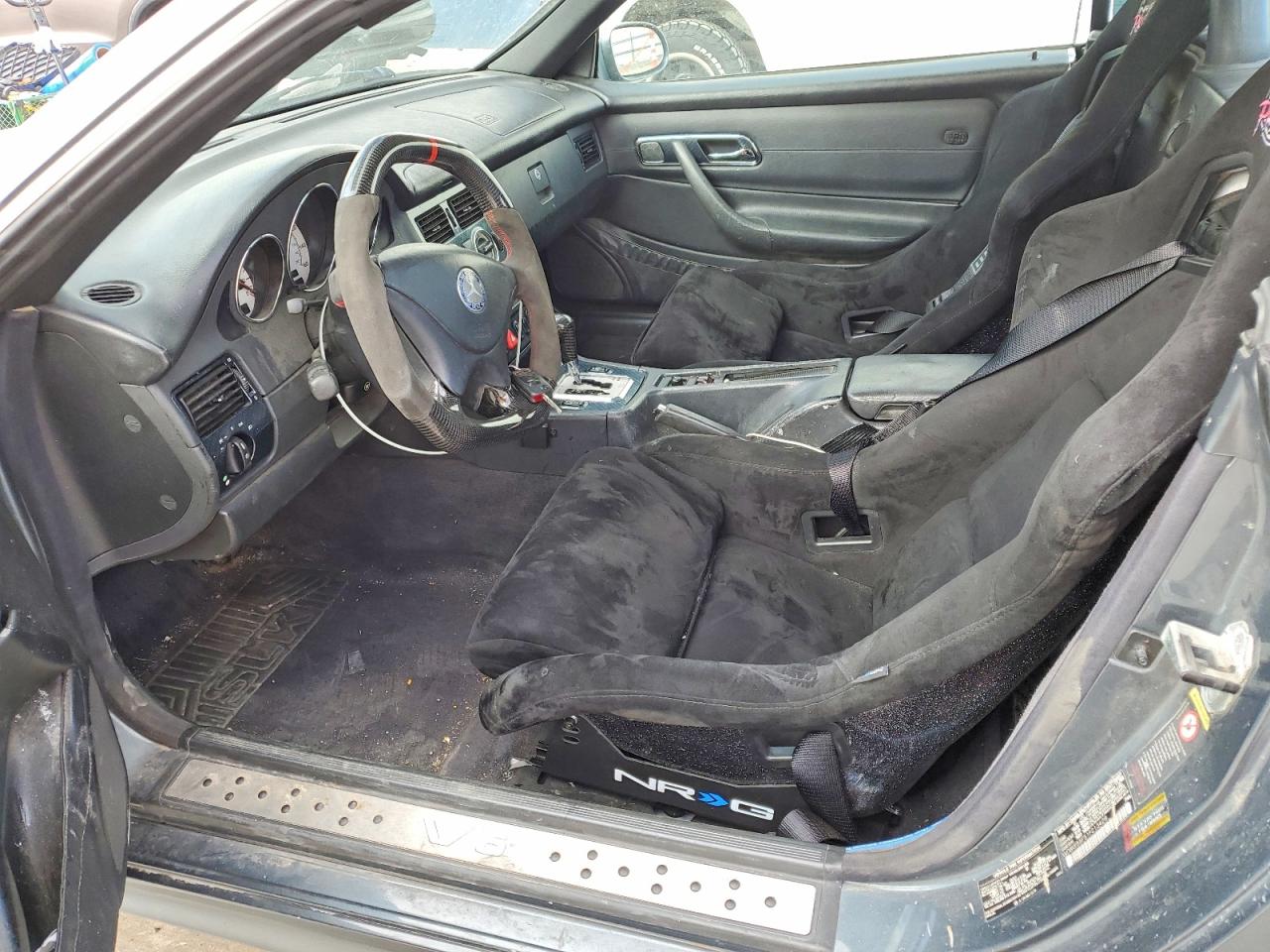 2001 Mercedes-benz Slk 320 Silver vin: WDBKK65F51F213428