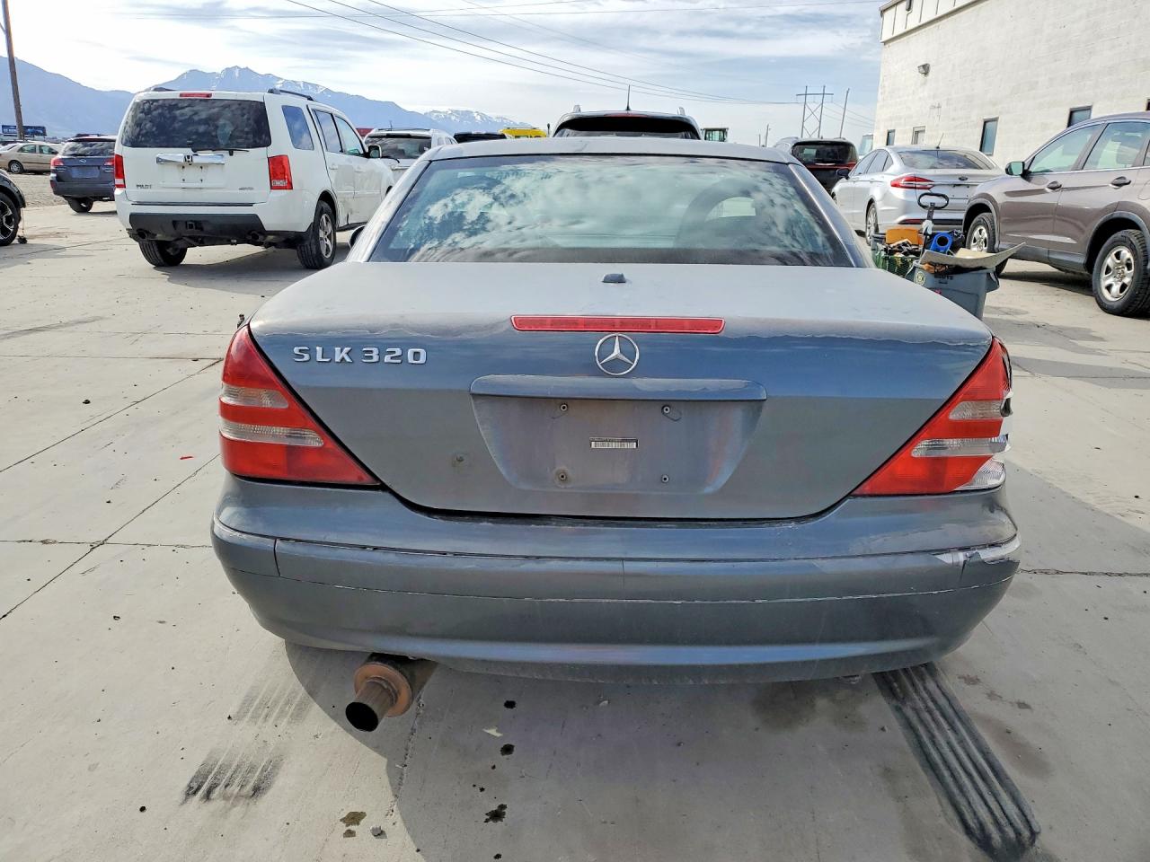 2001 Mercedes-benz Slk 320 Silver vin: WDBKK65F51F213428
