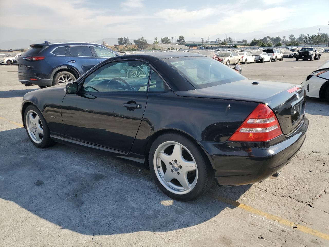 2001 Mercedes-benz Slk 320 Black vin: WDBKK65F51F227765