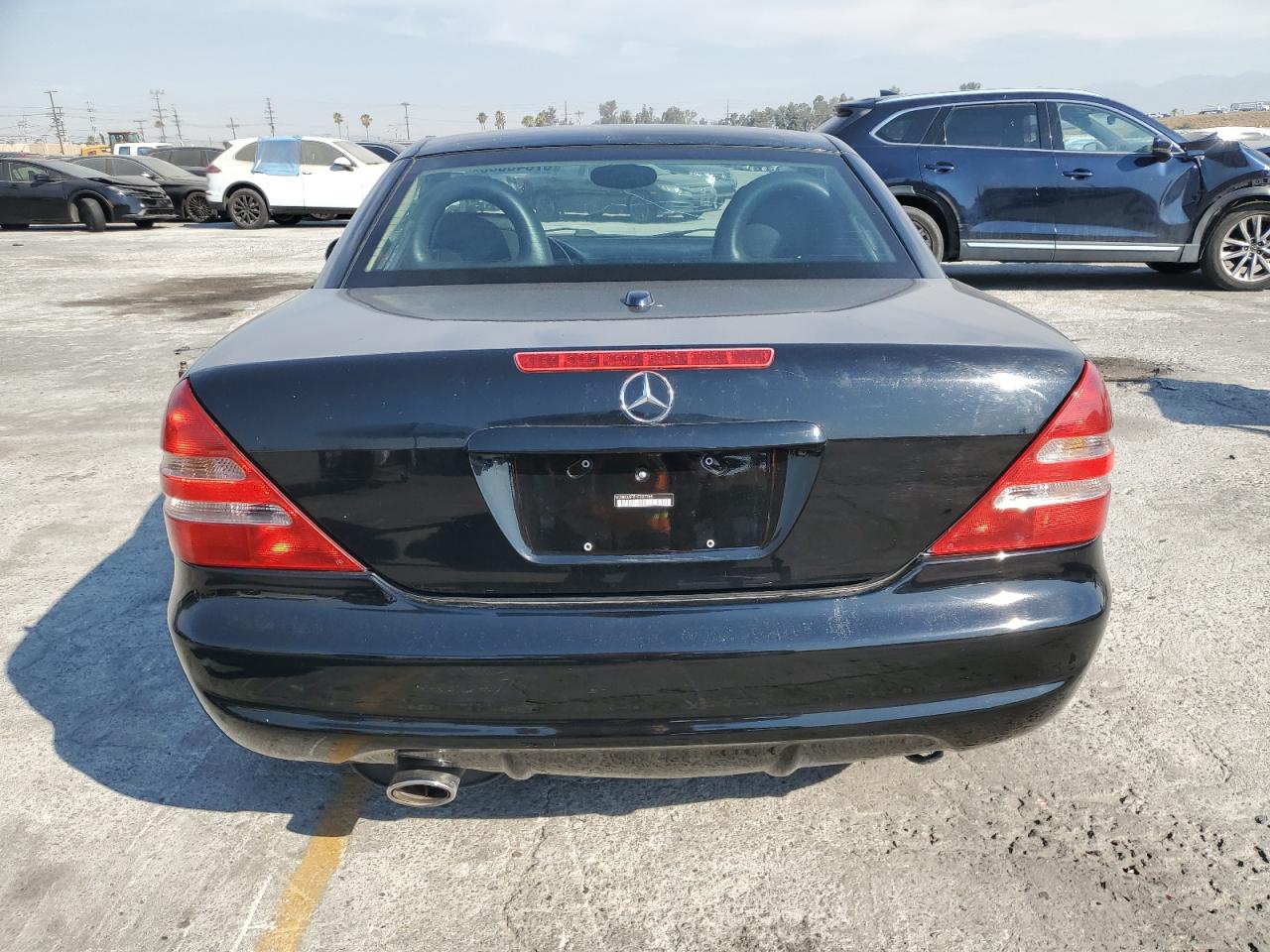 2001 Mercedes-benz Slk 320 Black vin: WDBKK65F51F227765