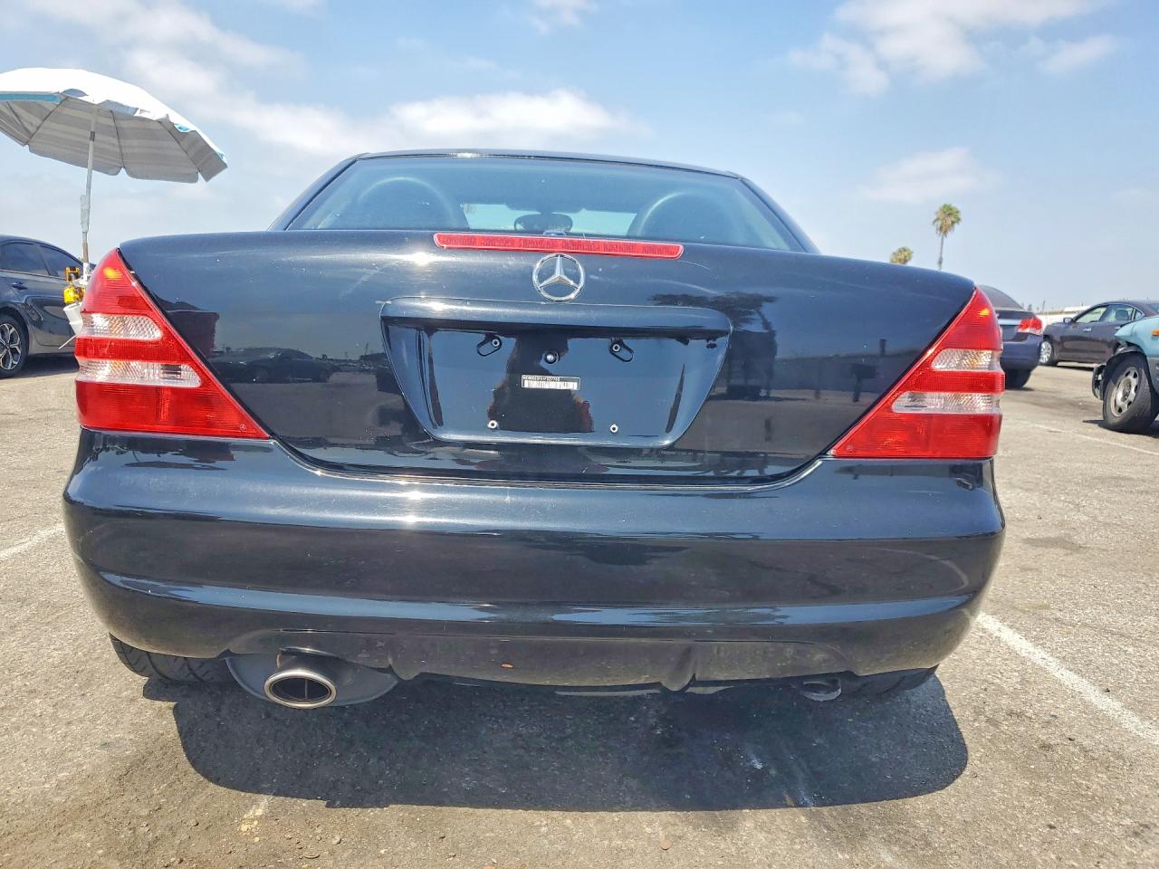 2001 Mercedes-benz Slk 320 Black vin: WDBKK65F51F227765