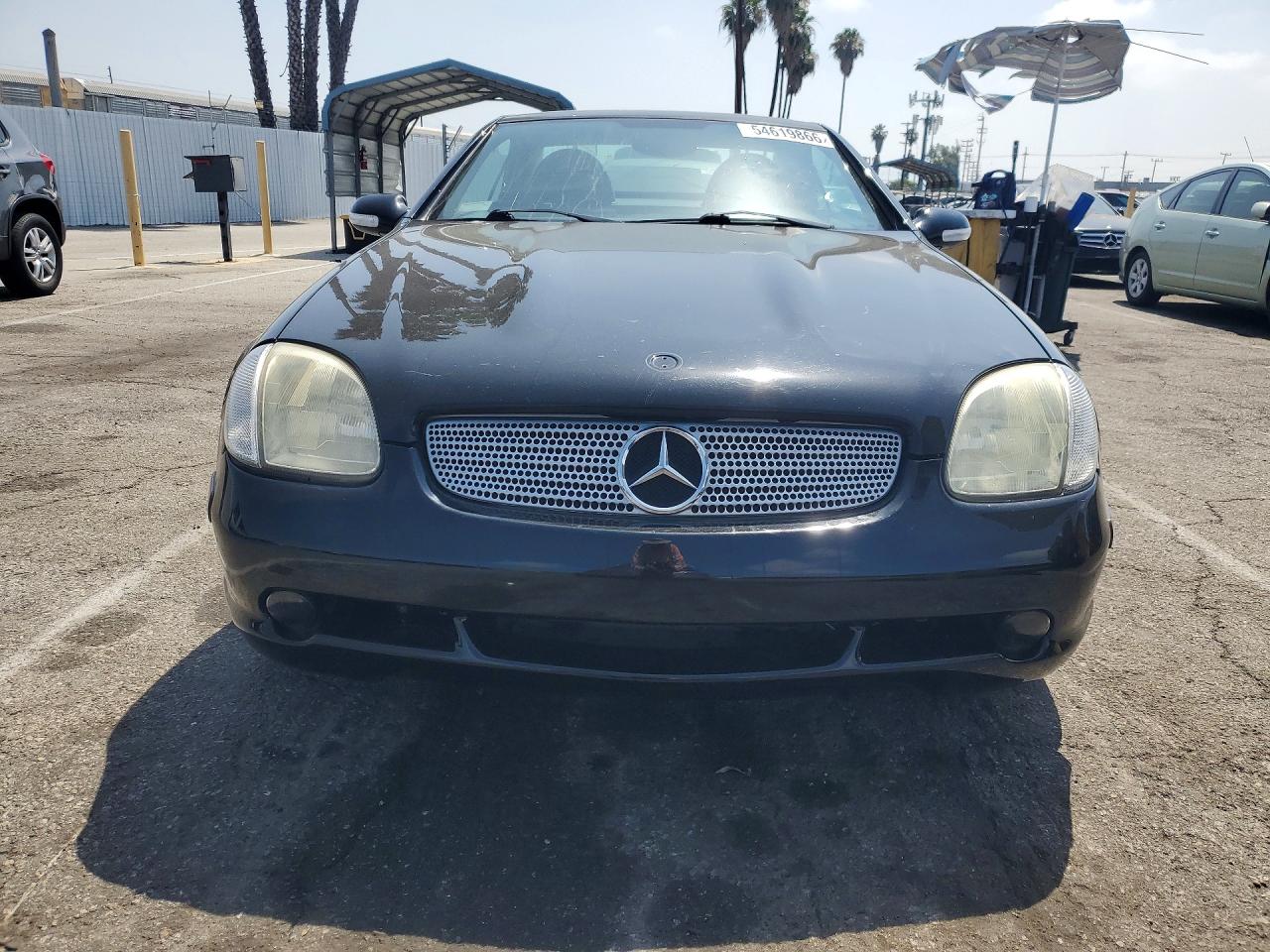 2001 Mercedes-benz Slk 320 Black vin: WDBKK65F51F227765