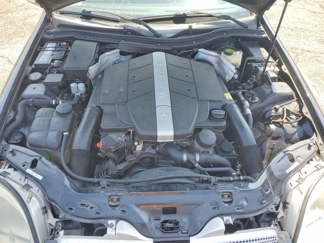 2001 Mercedes-benz Slk 320 Black vin: WDBKK65F51F227765