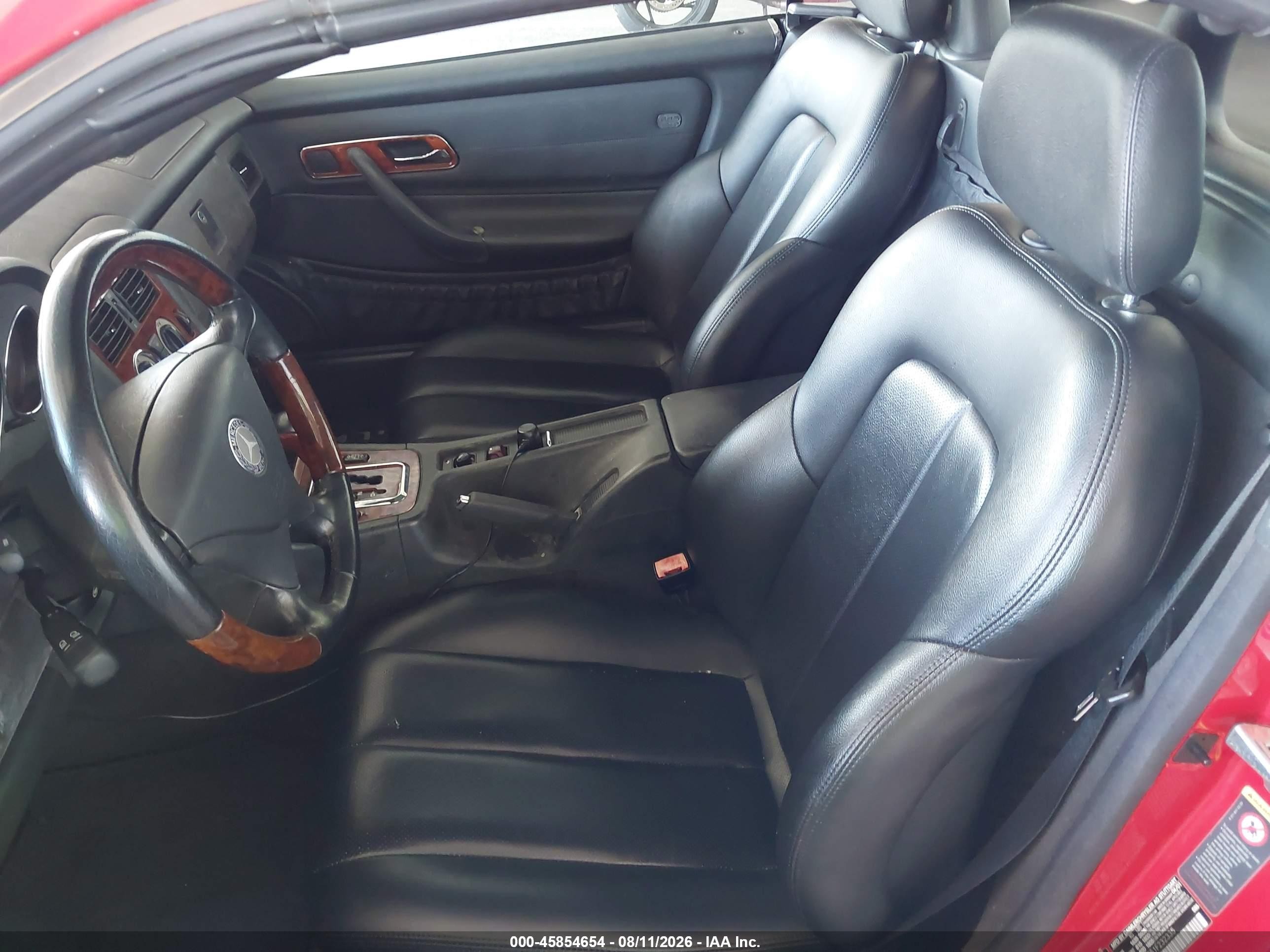 2001 Mercedes-benz Slk 320   Red vin: WDBKK65F51F232335