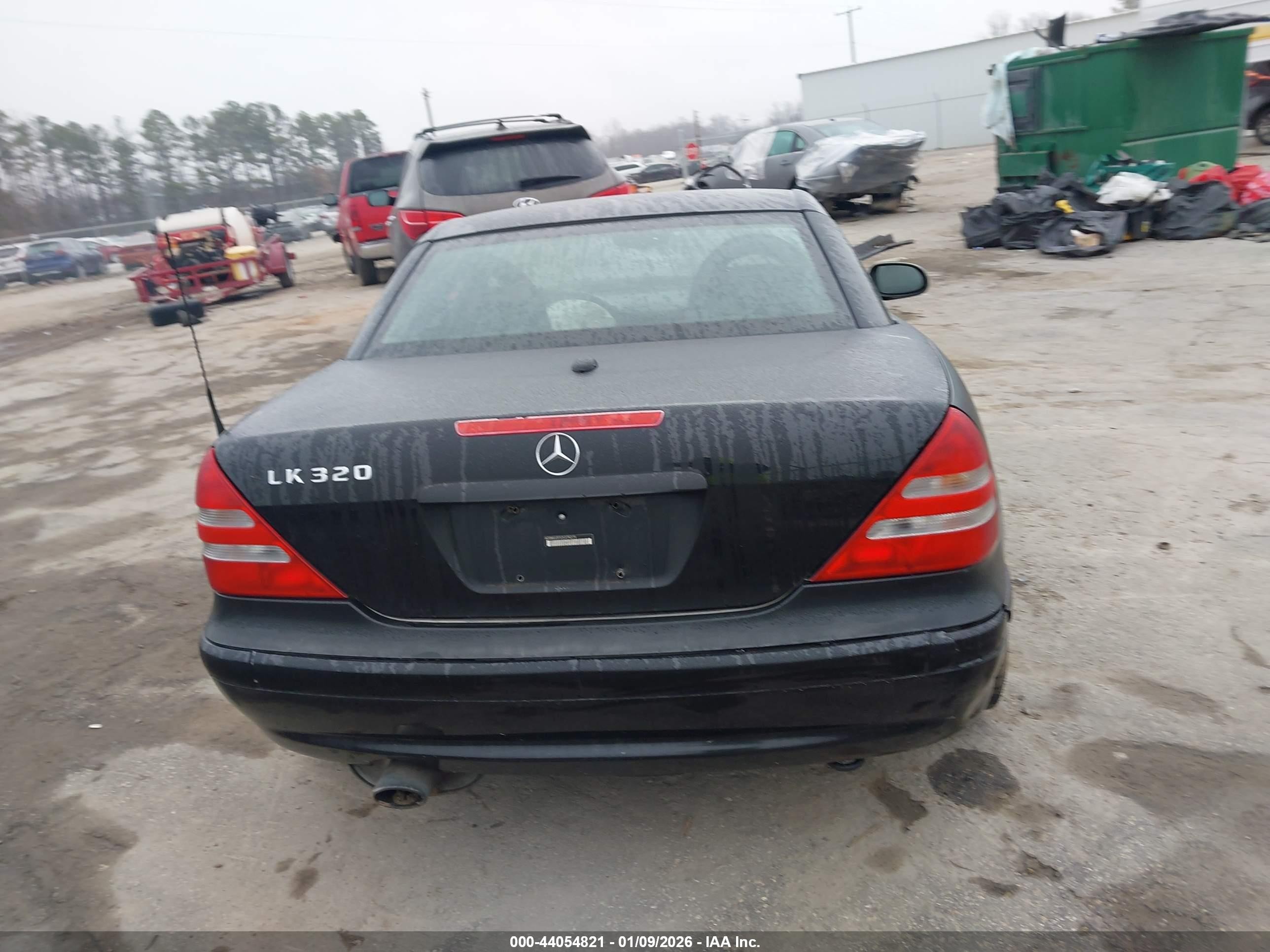2003 Mercedes-benz Slk 320 Black vin: WDBKK65F53F278279
