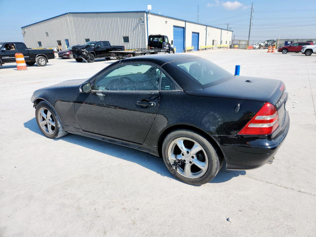 2001 Mercedes-benz Slk 320 Black vin: WDBKK65F61F221506