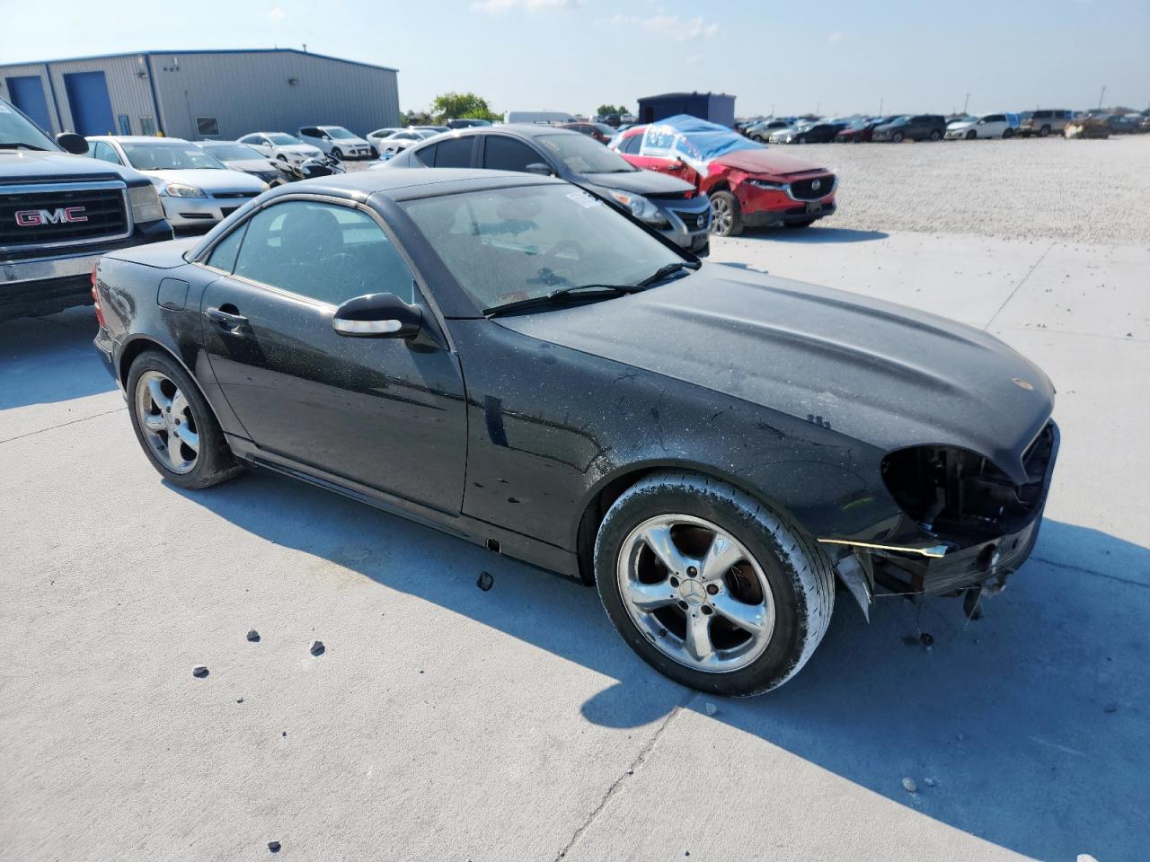 2001 Mercedes-benz Slk 320 Black vin: WDBKK65F61F221506