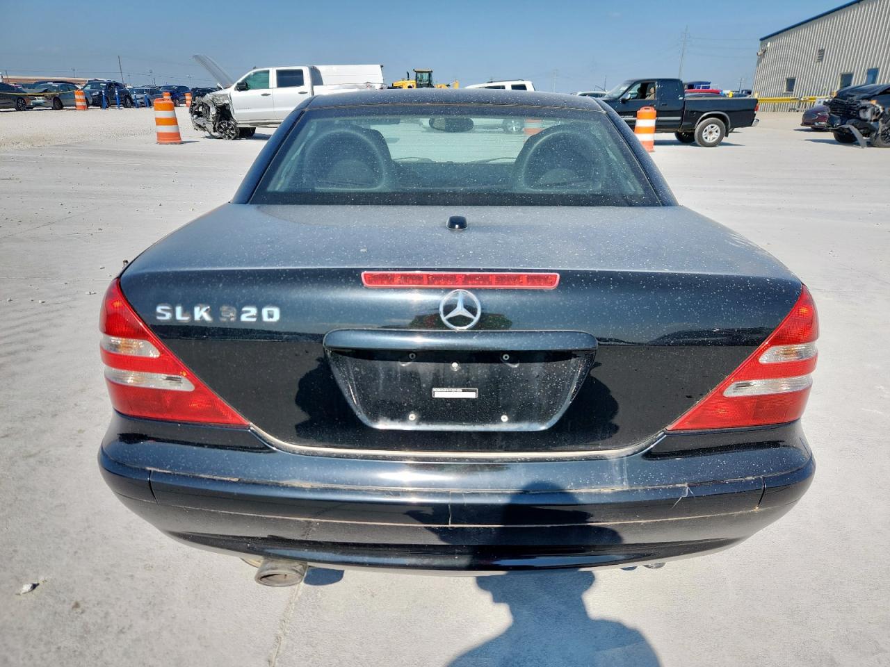 2001 Mercedes-benz Slk 320 Black vin: WDBKK65F61F221506