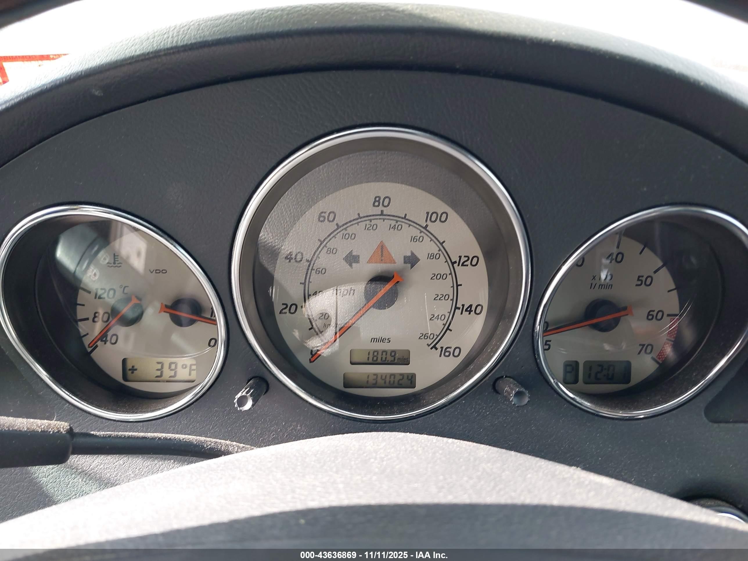 2001 Mercedes-benz Slk 320   Black vin: WDBKK65F61F222865