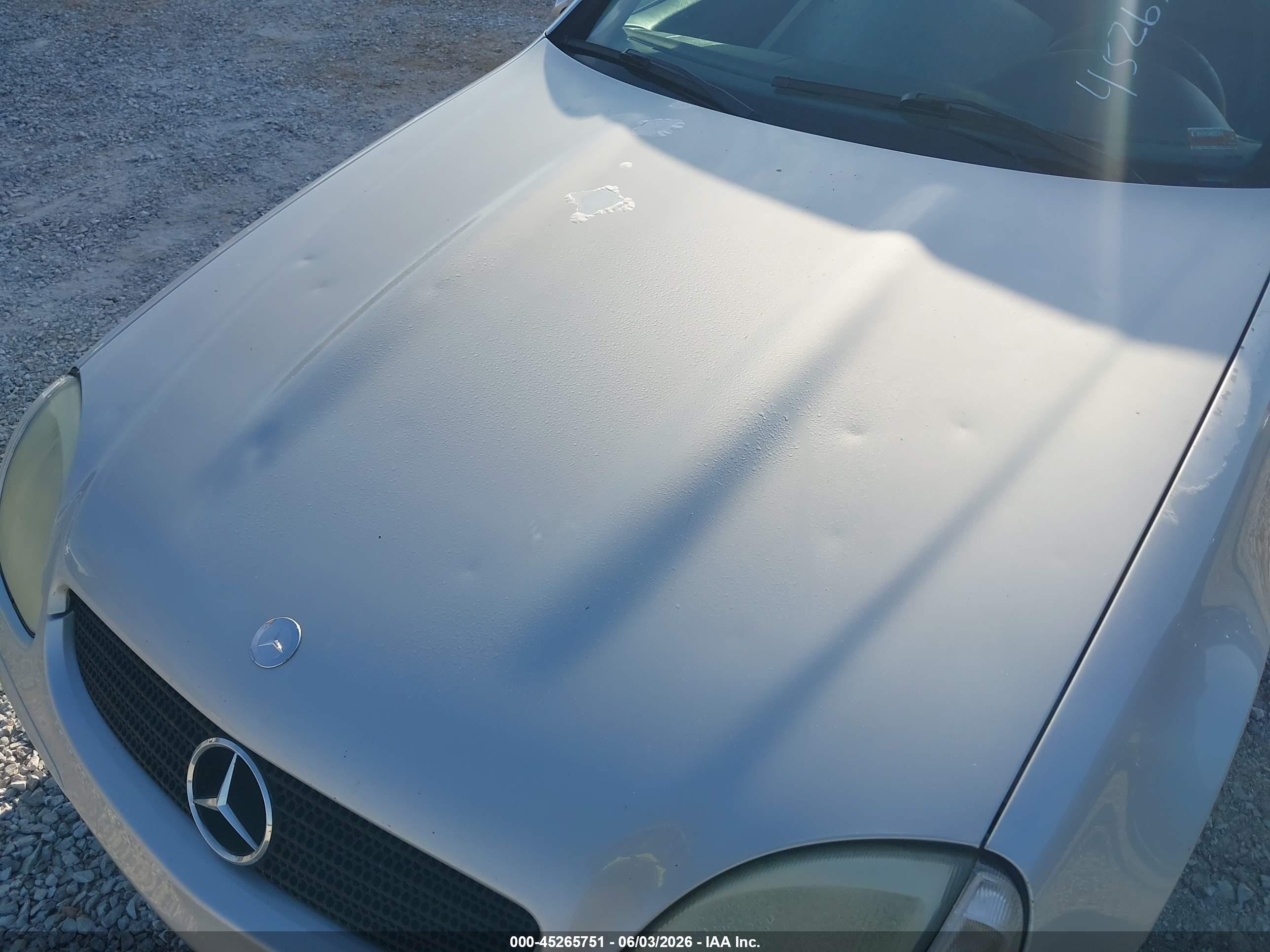 2001 Mercedes-benz Slk 320   Silver vin: WDBKK65F61F224387
