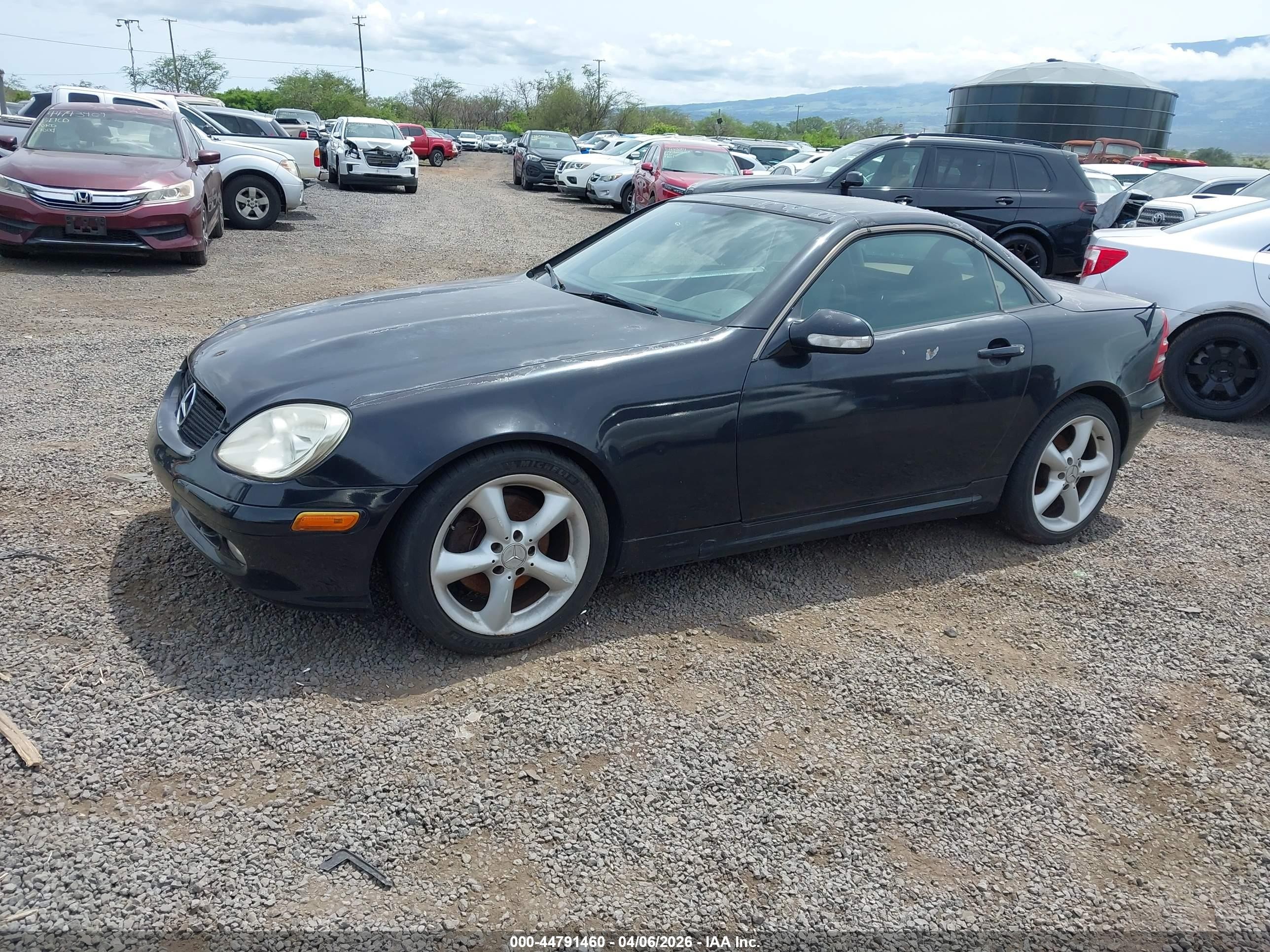 2003 Mercedes-benz Slk 320   Black vin: WDBKK65F63F275262