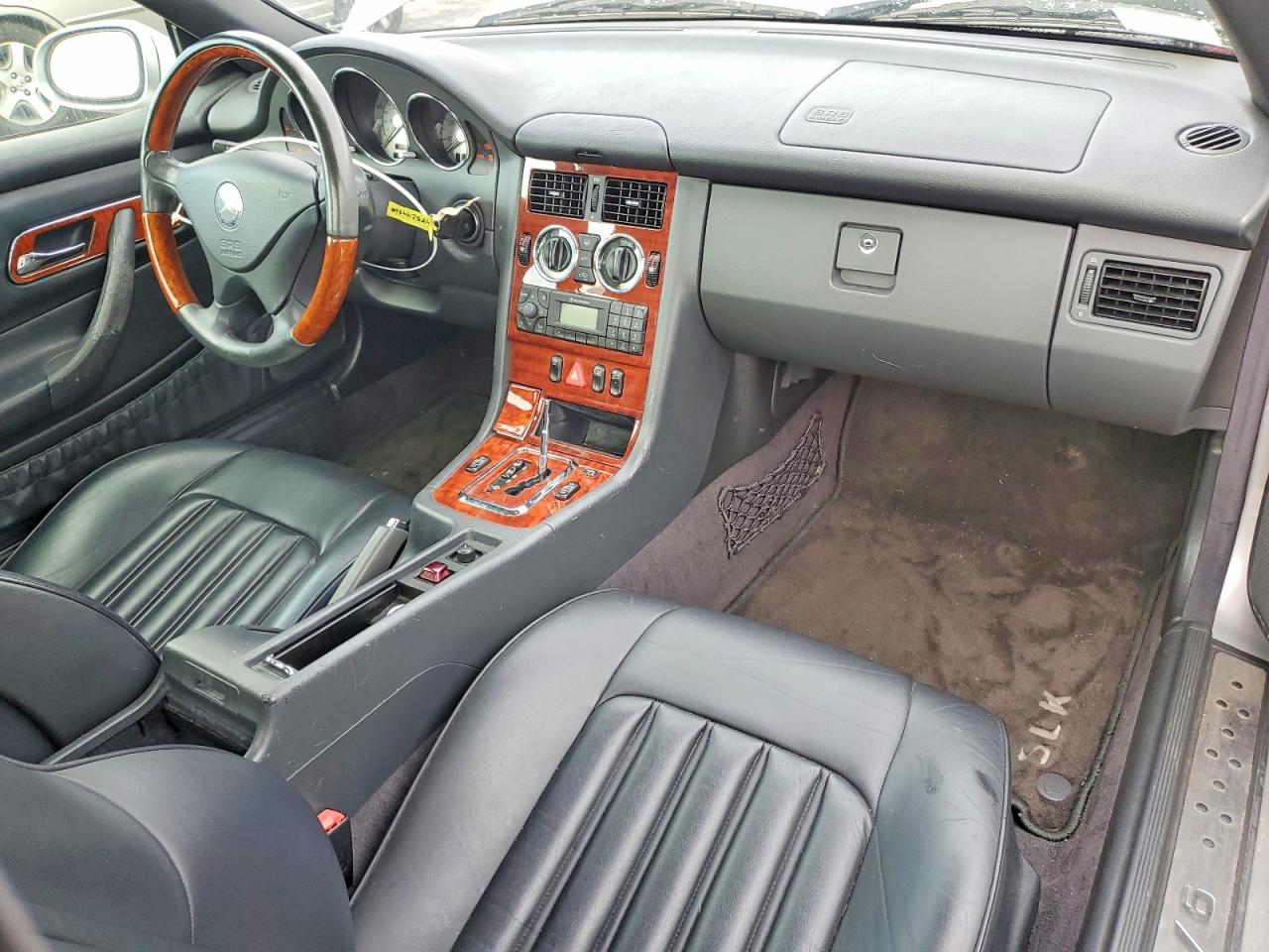 2004 Mercedes-benz Slk 320 Silver vin: WDBKK65F64F303322