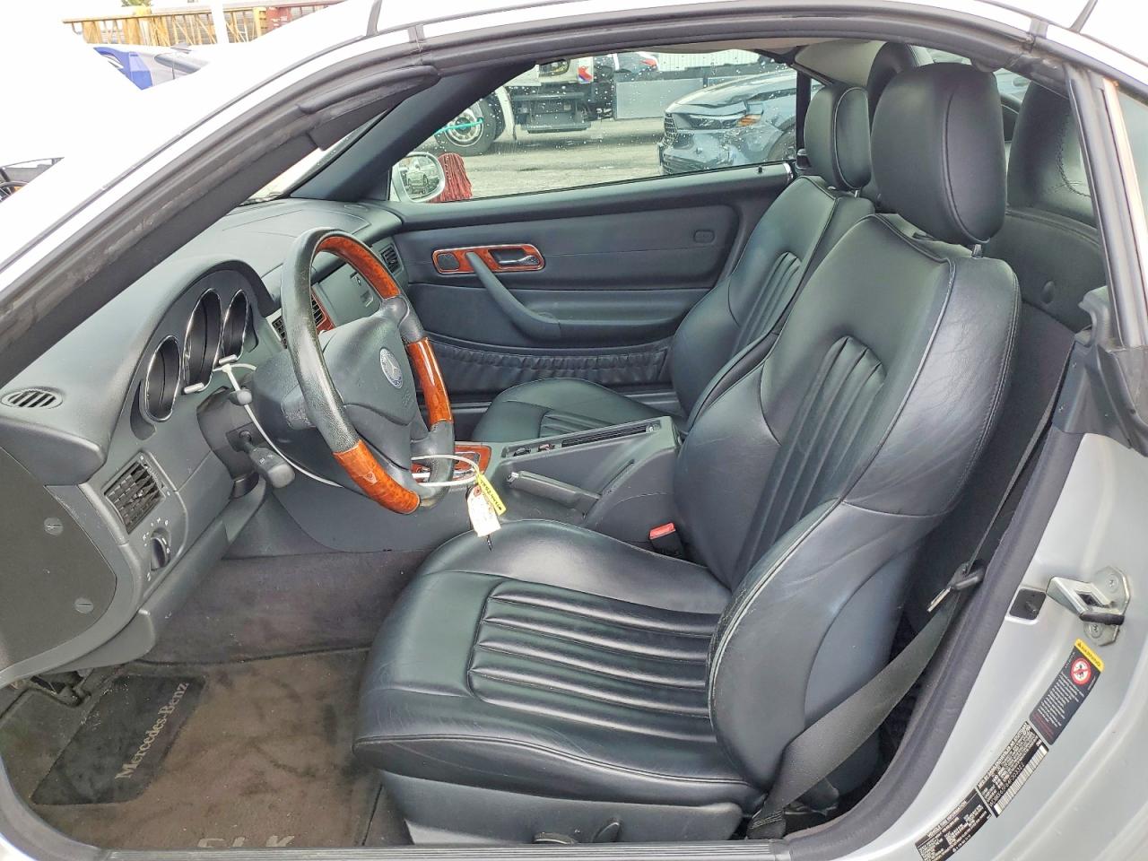 2004 Mercedes-benz Slk 320 Silver vin: WDBKK65F64F303322