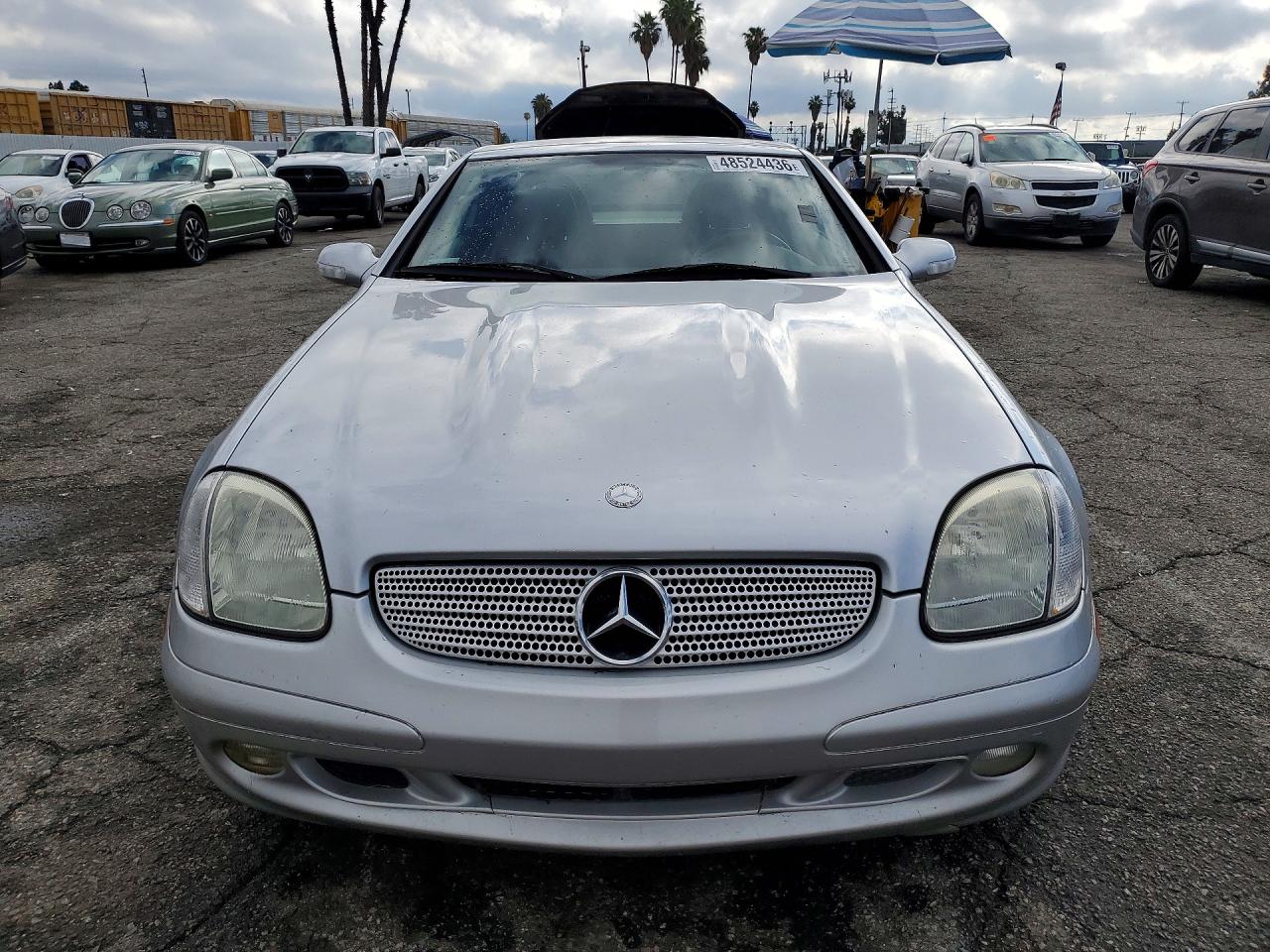 2004 Mercedes-benz Slk 320 Silver vin: WDBKK65F64F303322