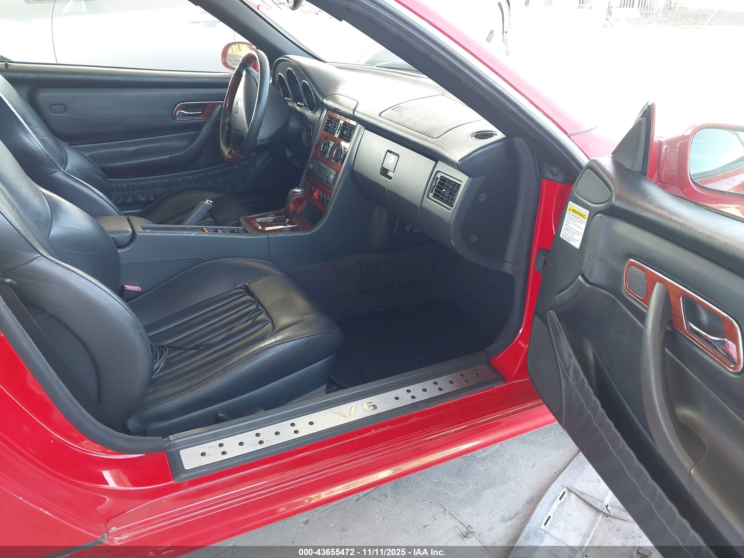 2004 Mercedes-benz Slk 320   Красный vin: WDBKK65F64F306284