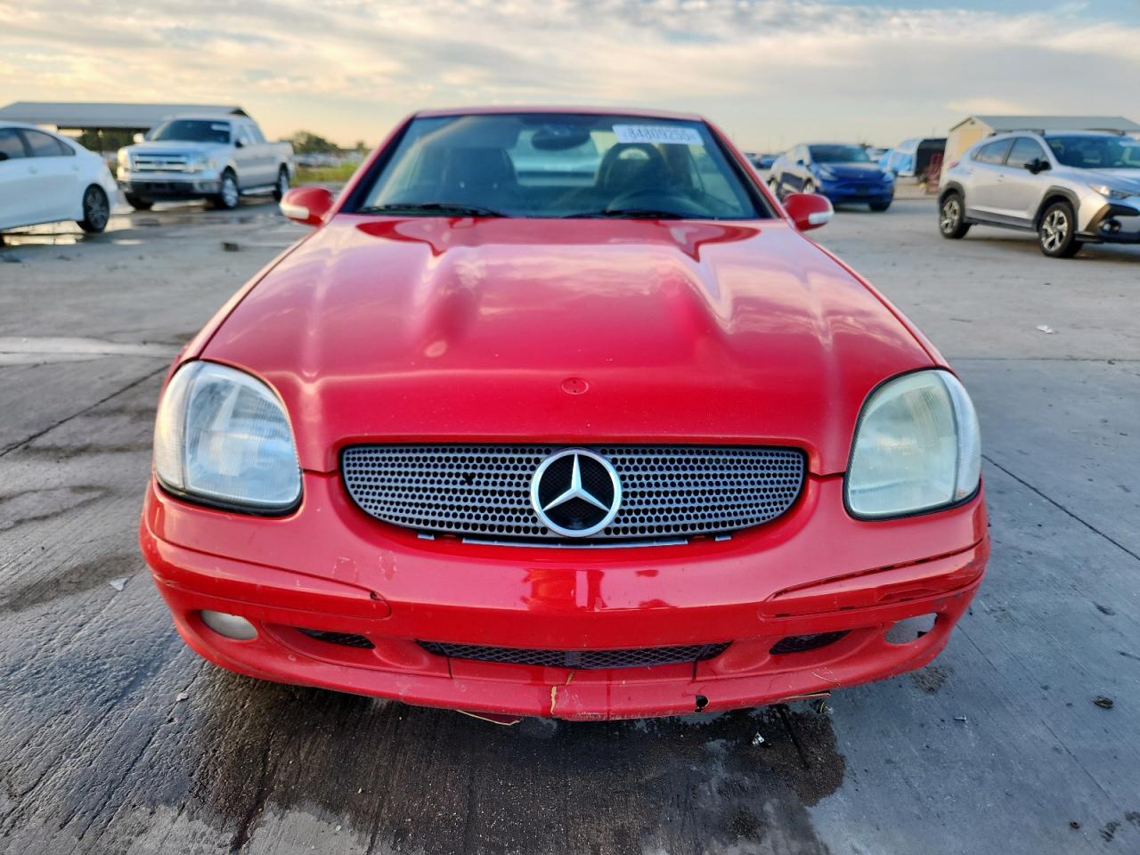 2004 Mercedes-benz Slk 320 Red vin: WDBKK65F64F307404