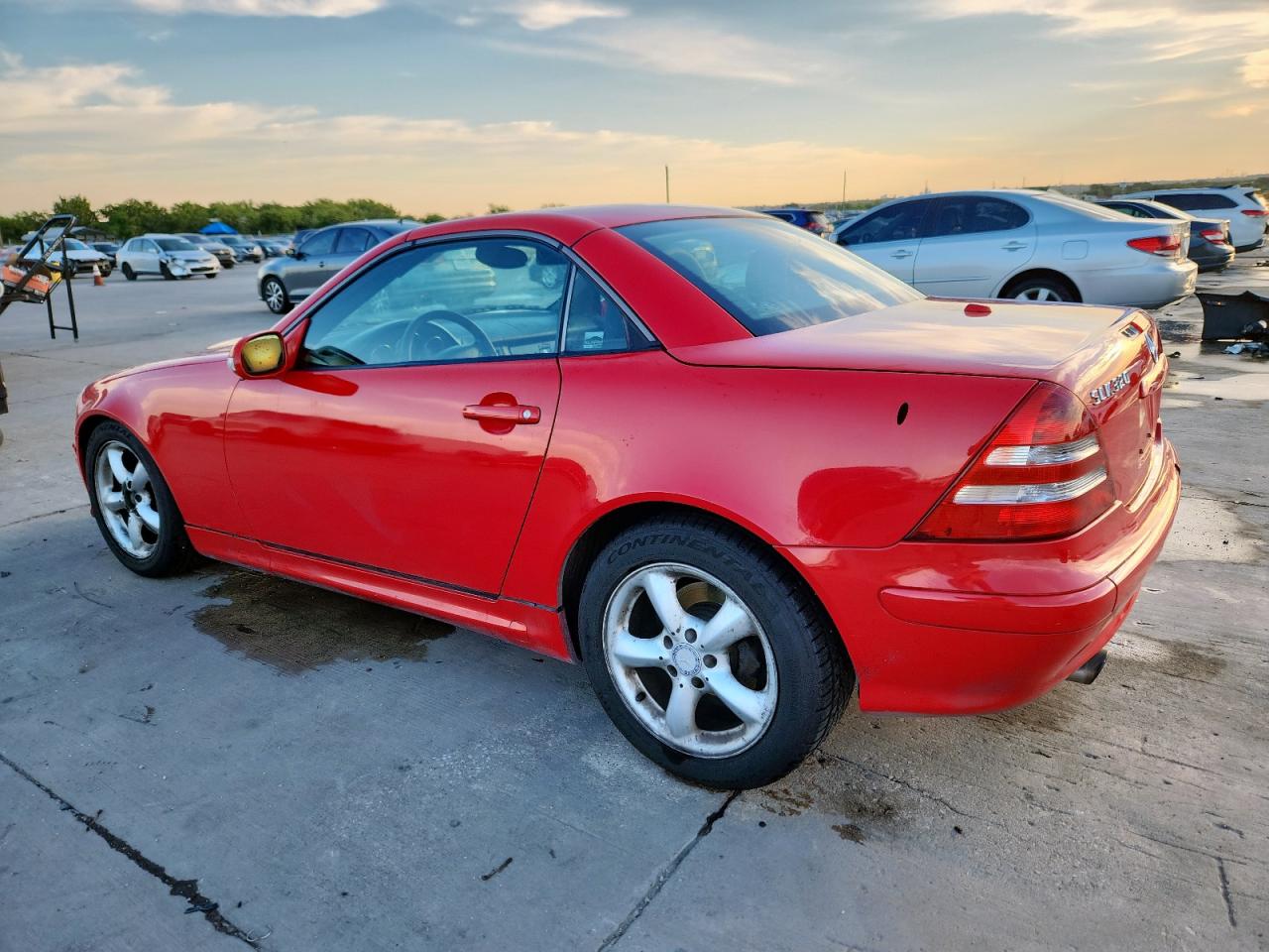 2004 Mercedes-benz Slk 320 Red vin: WDBKK65F64F307404