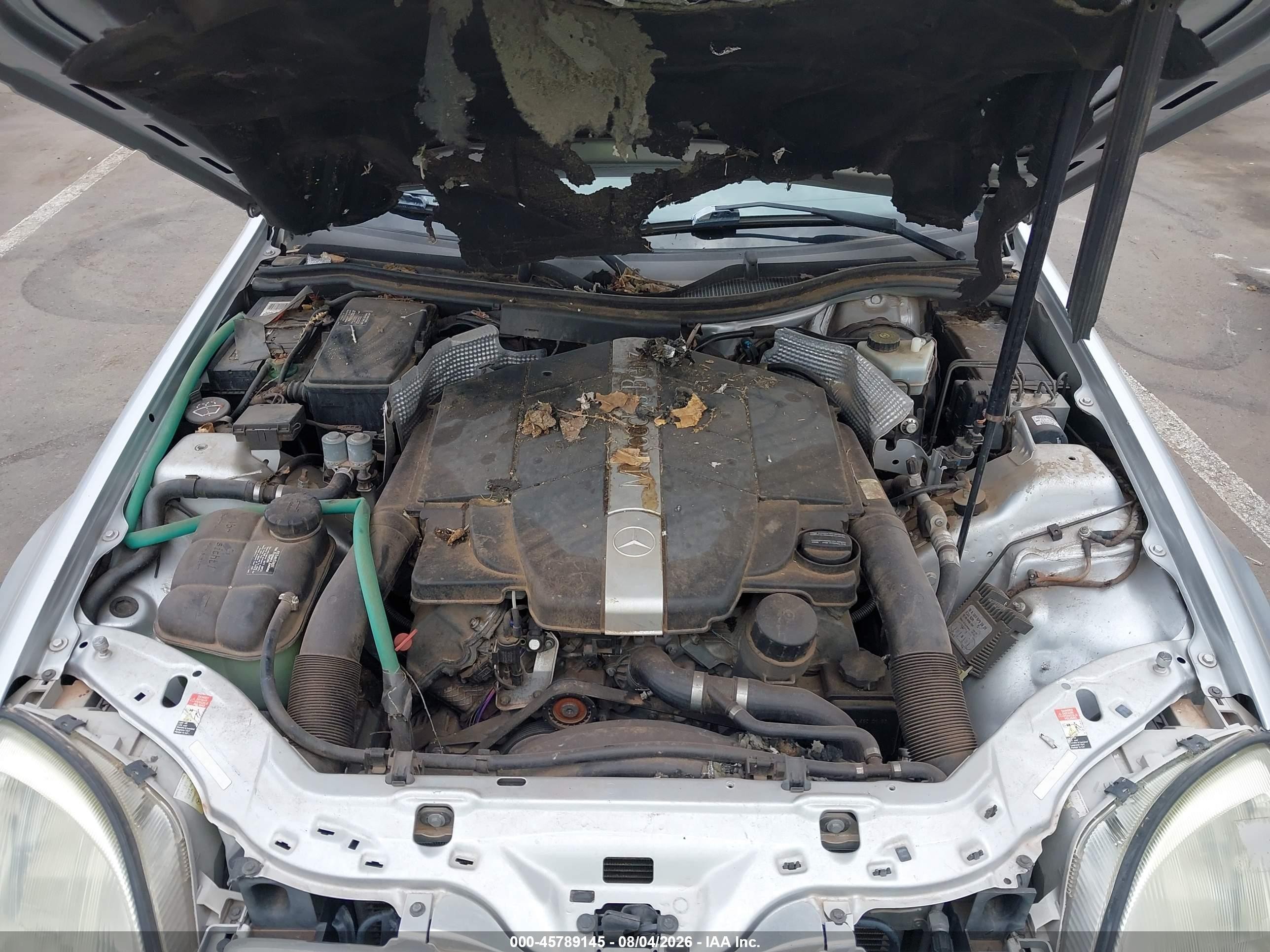 2001 Mercedes-benz Slk 320   Silver vin: WDBKK65F71F200034
