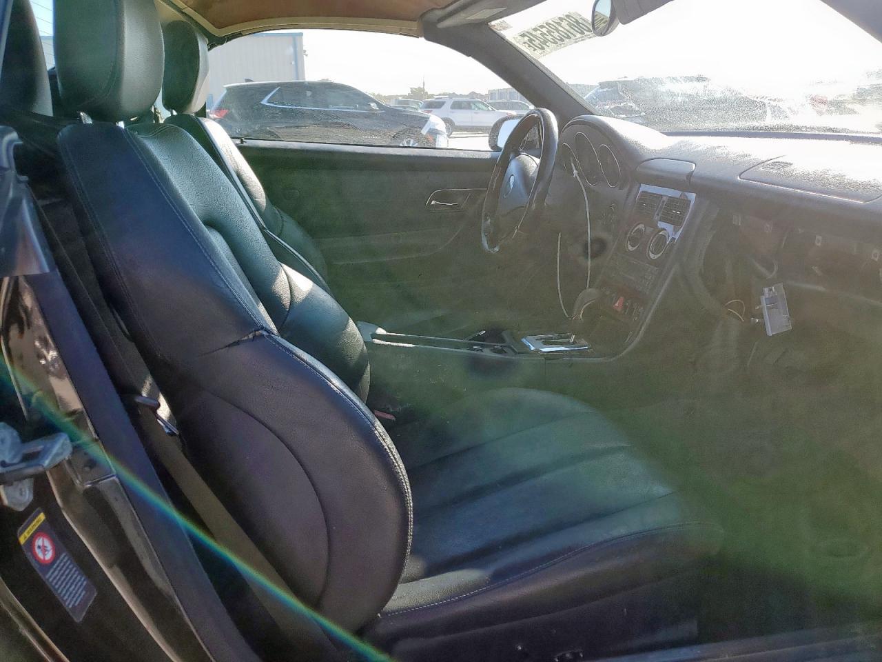 2001 Mercedes-benz Slk 320 Black vin: WDBKK65F71F201362