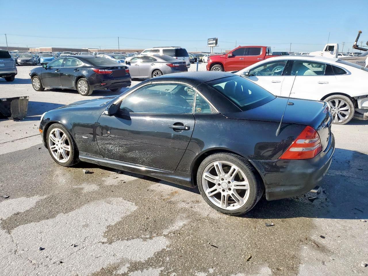 2001 Mercedes-benz Slk 320 Black vin: WDBKK65F71F201362