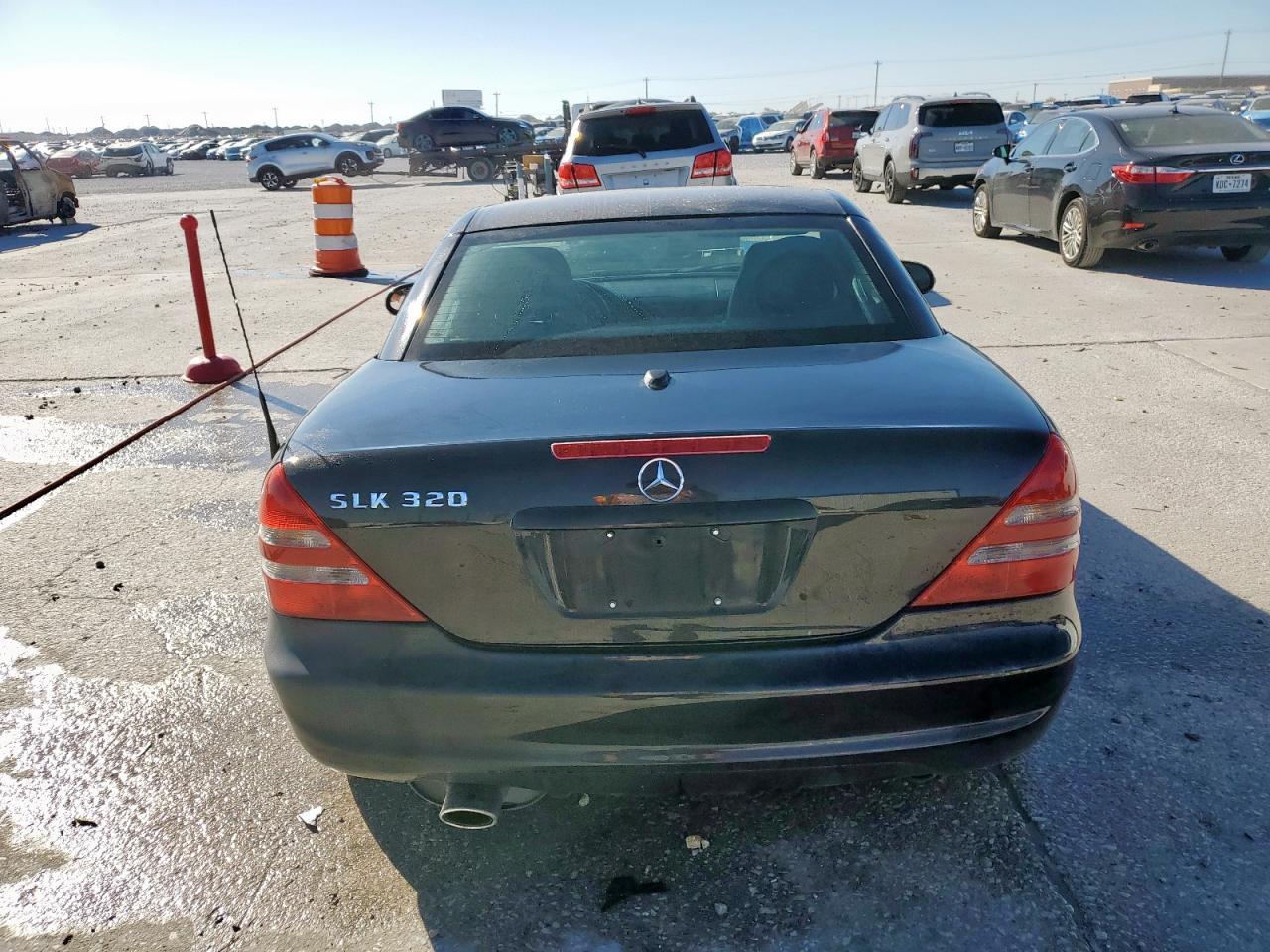 2001 Mercedes-benz Slk 320 Black vin: WDBKK65F71F201362