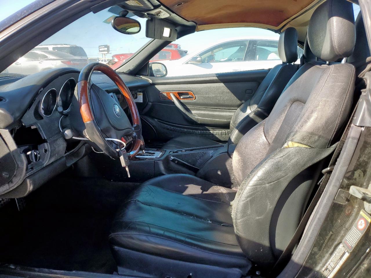 2001 Mercedes-benz Slk 320 Black vin: WDBKK65F71F201362