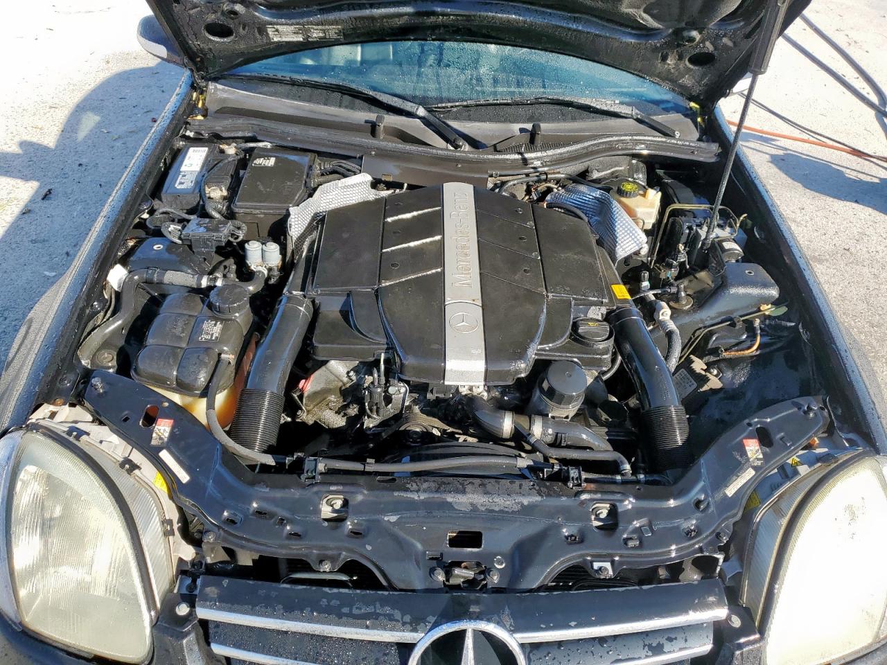 2001 Mercedes-benz Slk 320 Black vin: WDBKK65F71F201362