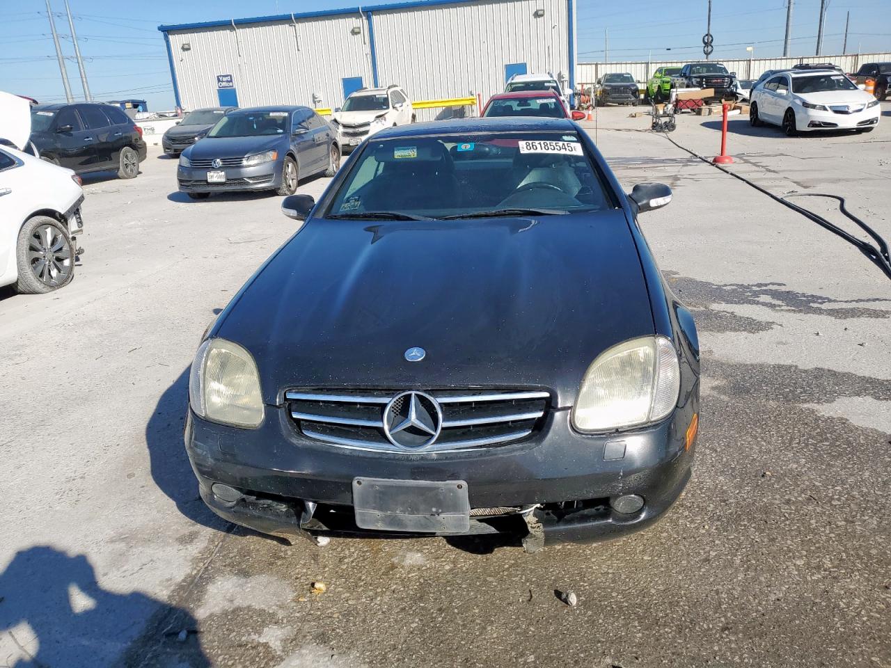 2001 Mercedes-benz Slk 320 Black vin: WDBKK65F71F201362