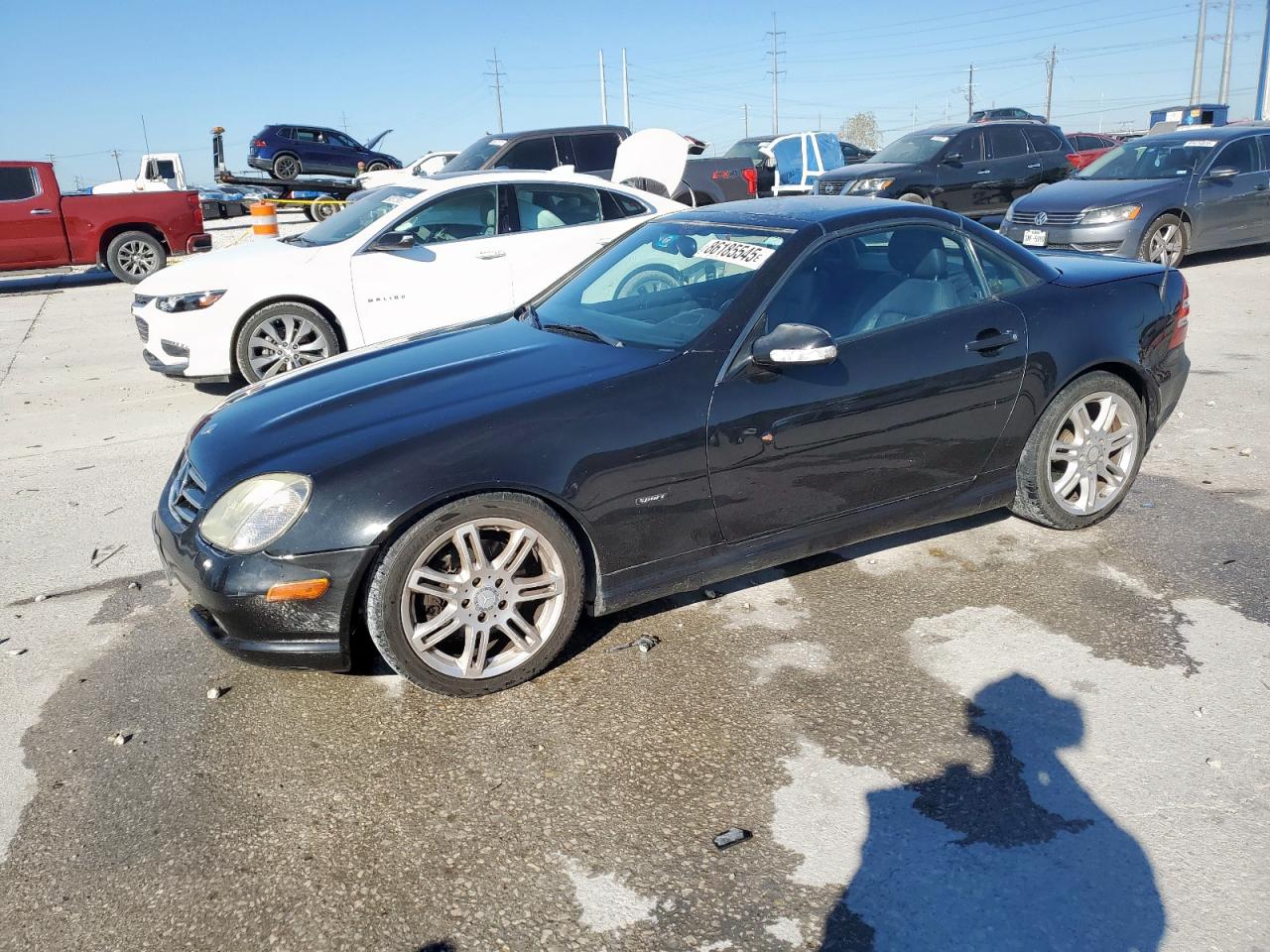 2001 Mercedes-benz Slk 320 Black vin: WDBKK65F71F201362