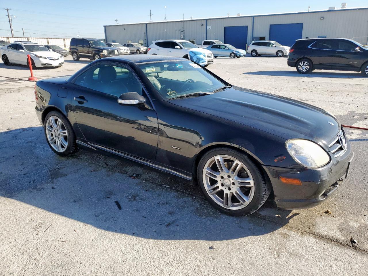 2001 Mercedes-benz Slk 320 Black vin: WDBKK65F71F201362