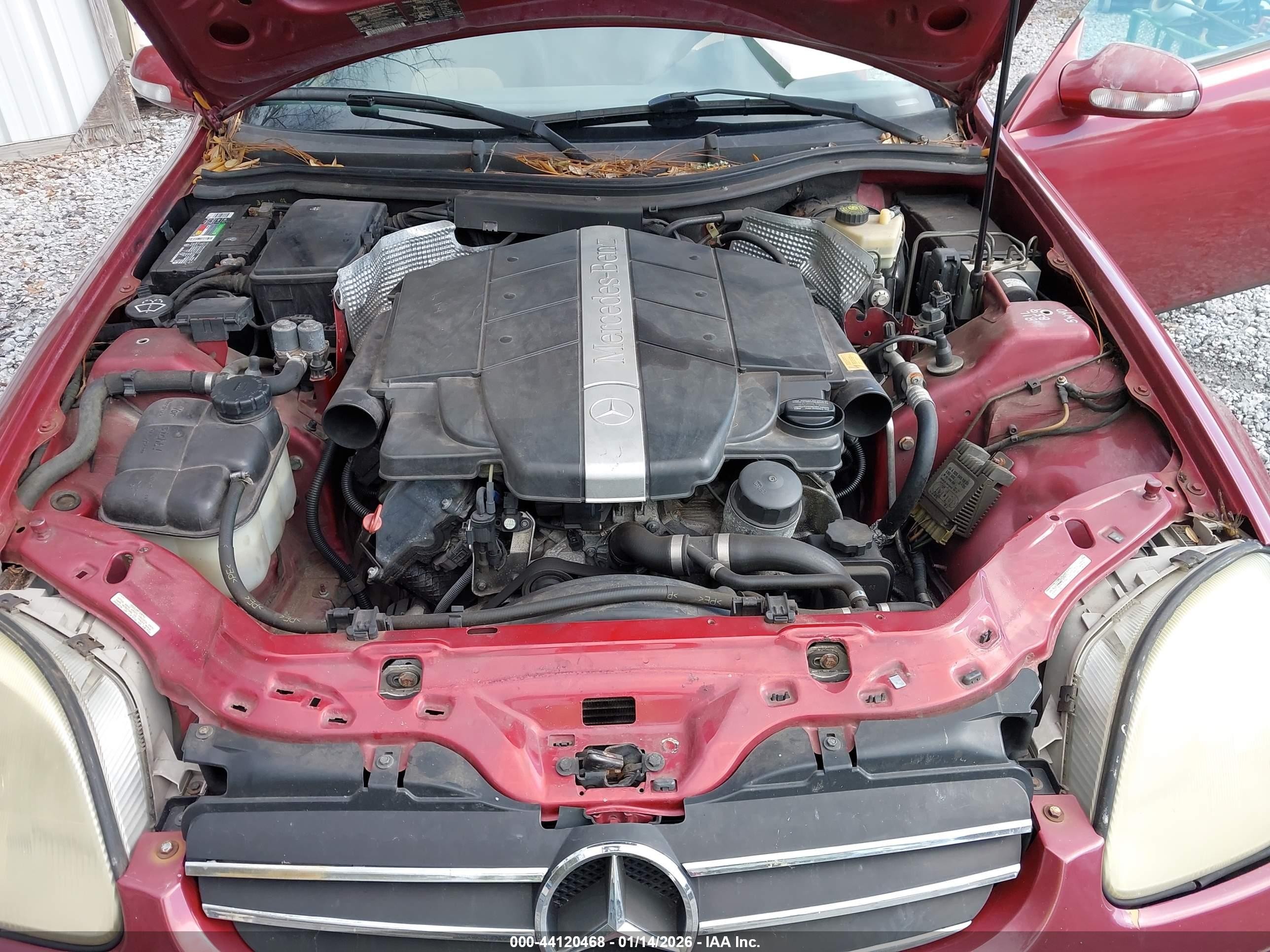 2001 Mercedes-benz Slk 320   Red vin: WDBKK65F71F226794